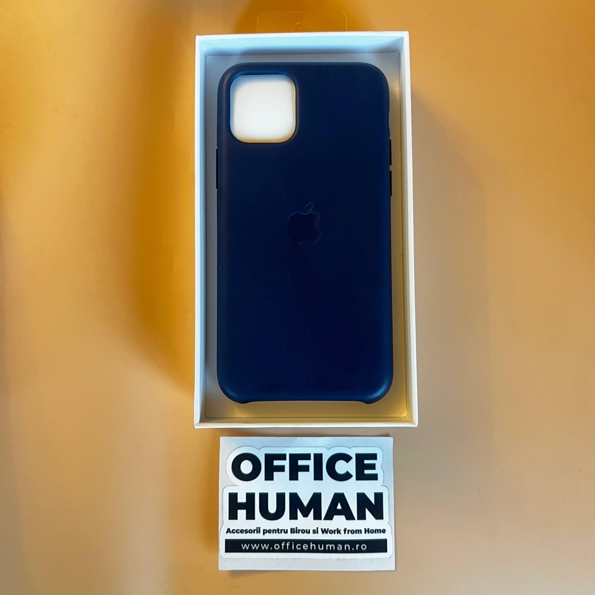 Husa Piele Naturala Apple pt. iPhone 11 Pro Midnight Blue - MWYG2ZE/A Originala - 190199269583 - 3