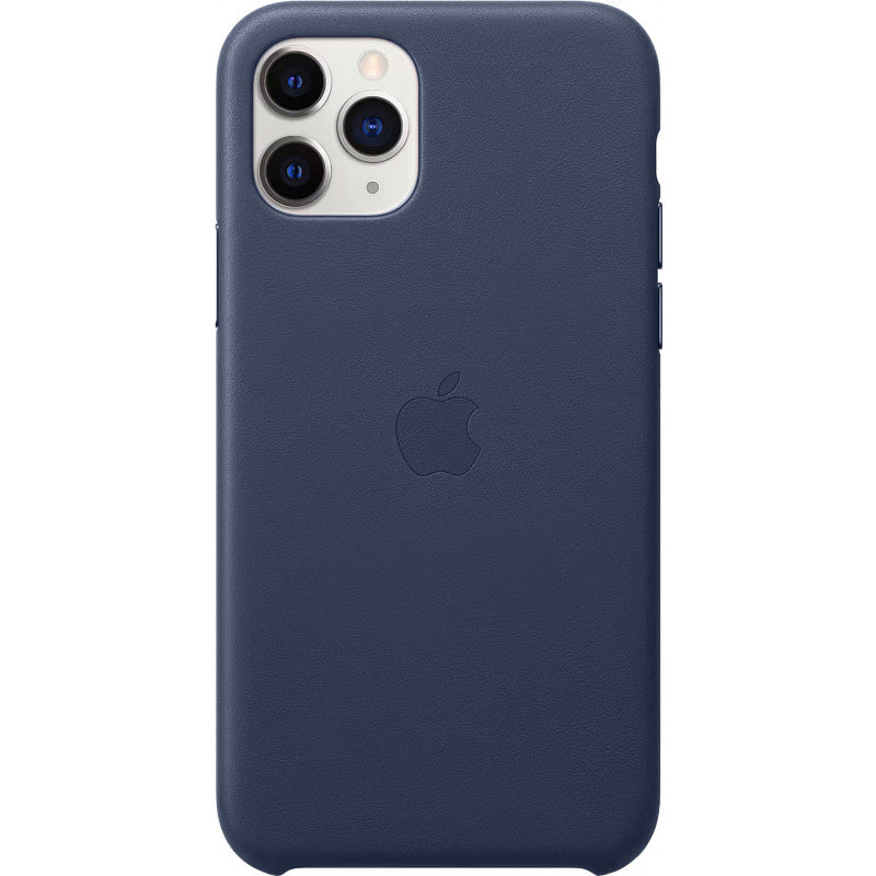 Husa Piele Naturala Apple pt. iPhone 11 Pro Midnight Blue - MWYG2ZE/A Originala - 190199269583 - 1
