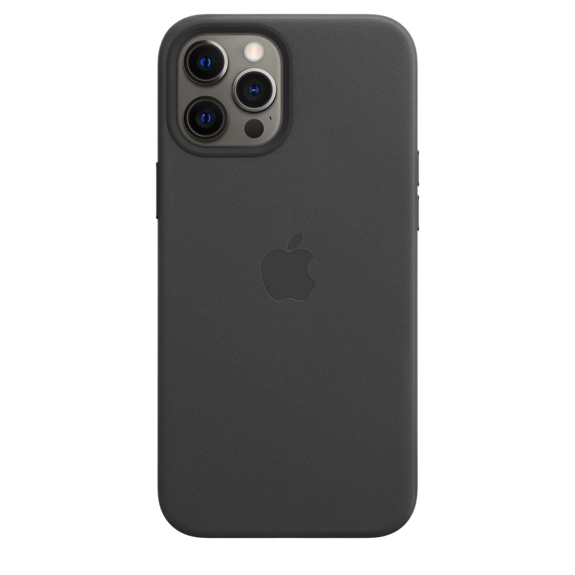 Husa Piele Naturala Apple pt. iPhone 12 Pro Max Black - MHKM3ZM/A MagSafe Originala Resigilat - 194252168530 - 1