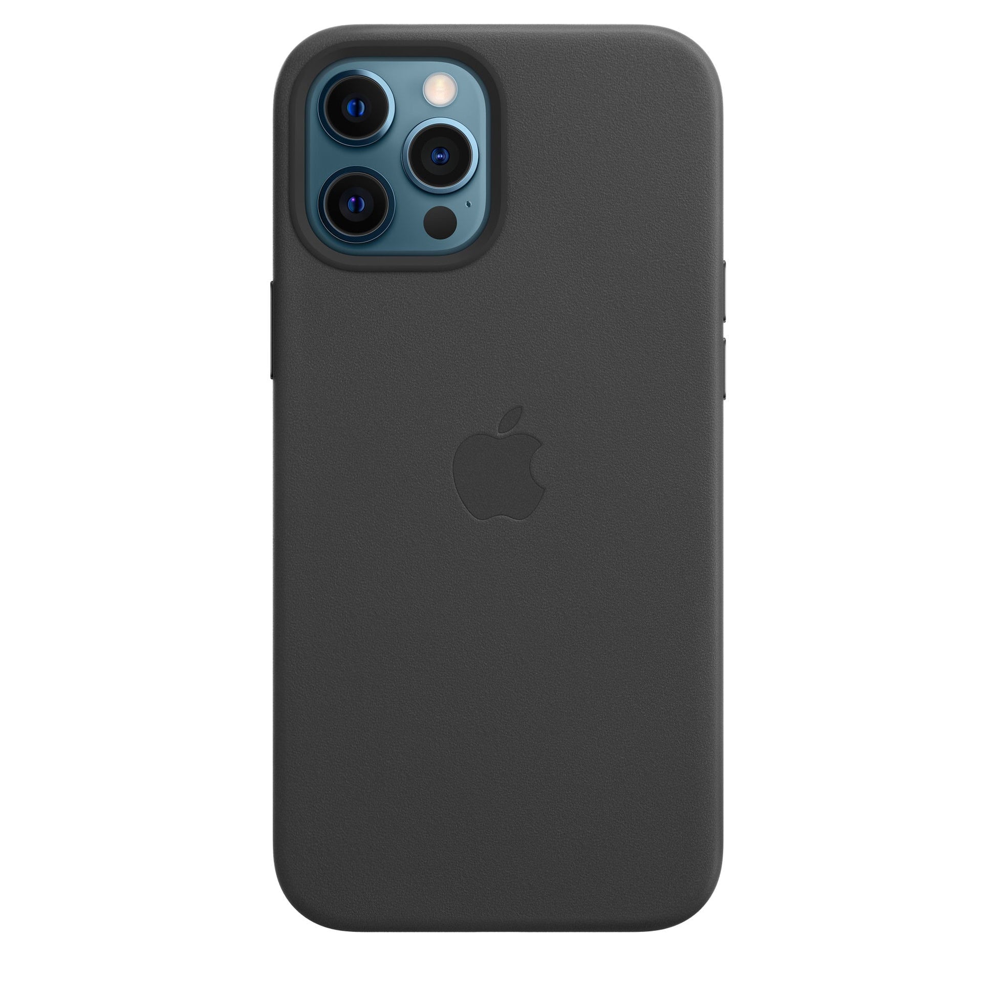 Husa Piele Naturala Apple pt. iPhone 12 Pro Max Black - MHKM3ZM/A MagSafe Originala Resigilat - 194252168530 - 3