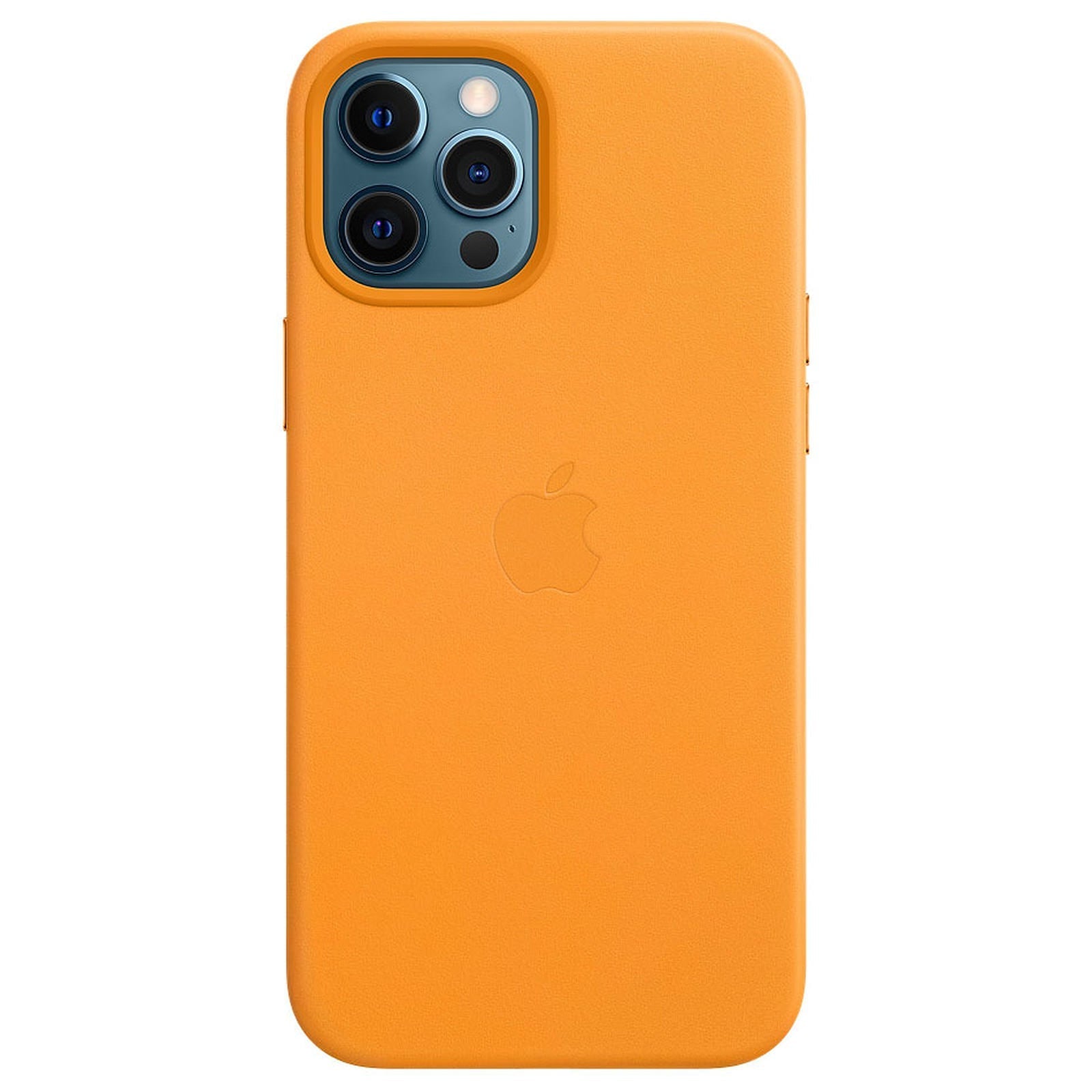 Husa Piele Naturala Apple pt. iPhone 12 Pro Max California Poppy - MHKH3ZM/A MagSafe Originala Resigilat - 194252168370 - 1