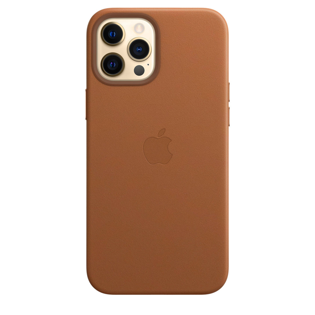 Husa Piele Naturala Apple pt. iPhone 12 Pro Max Saddle Brown - MHKL3ZM/A MagSafe Originala Resigilat - 194252168493 - 1