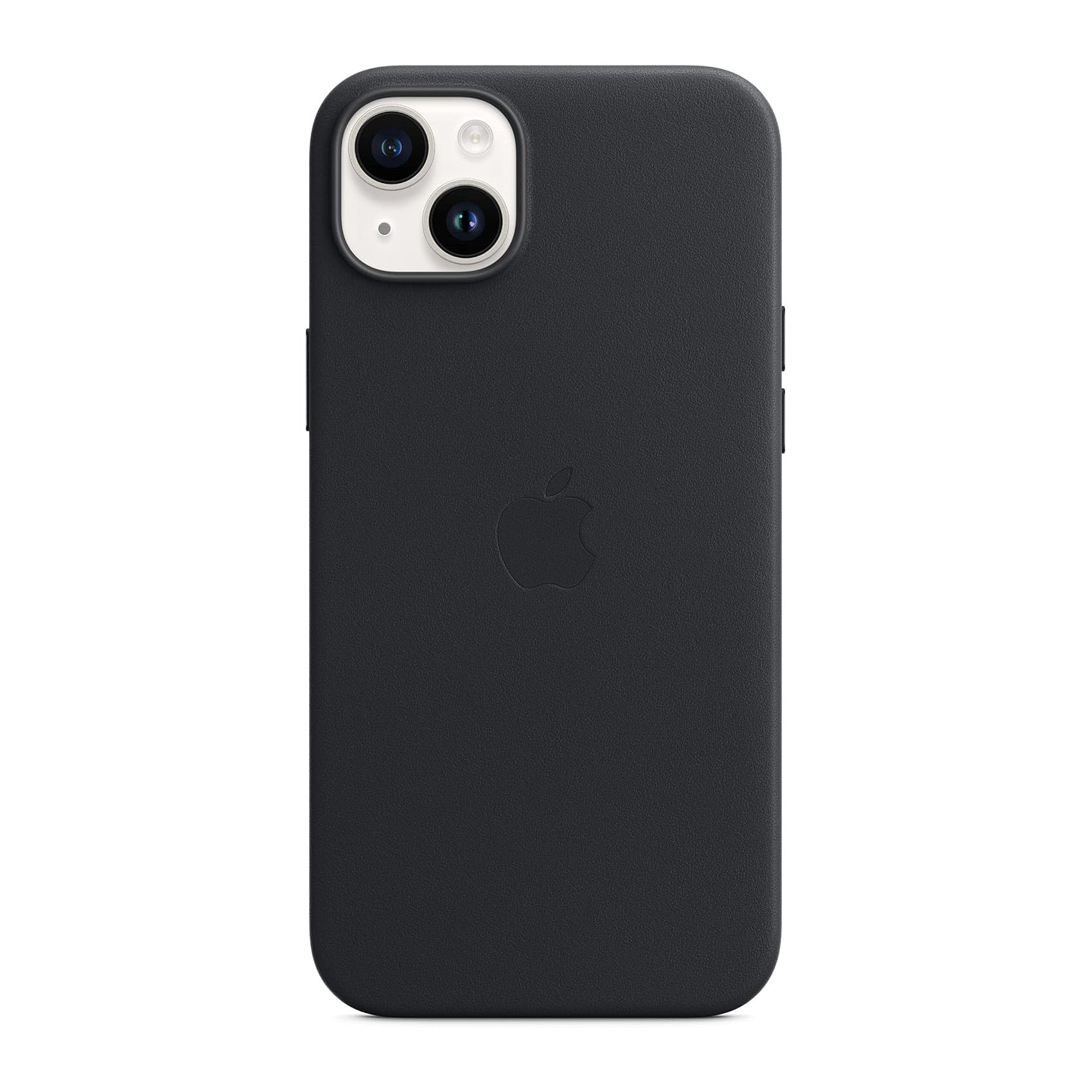 Husa Piele Naturala Apple pt. iPhone 14 Plus Midnight - MPP93ZM/A MagSafe Originala Resigilat - 194253345398 - 3