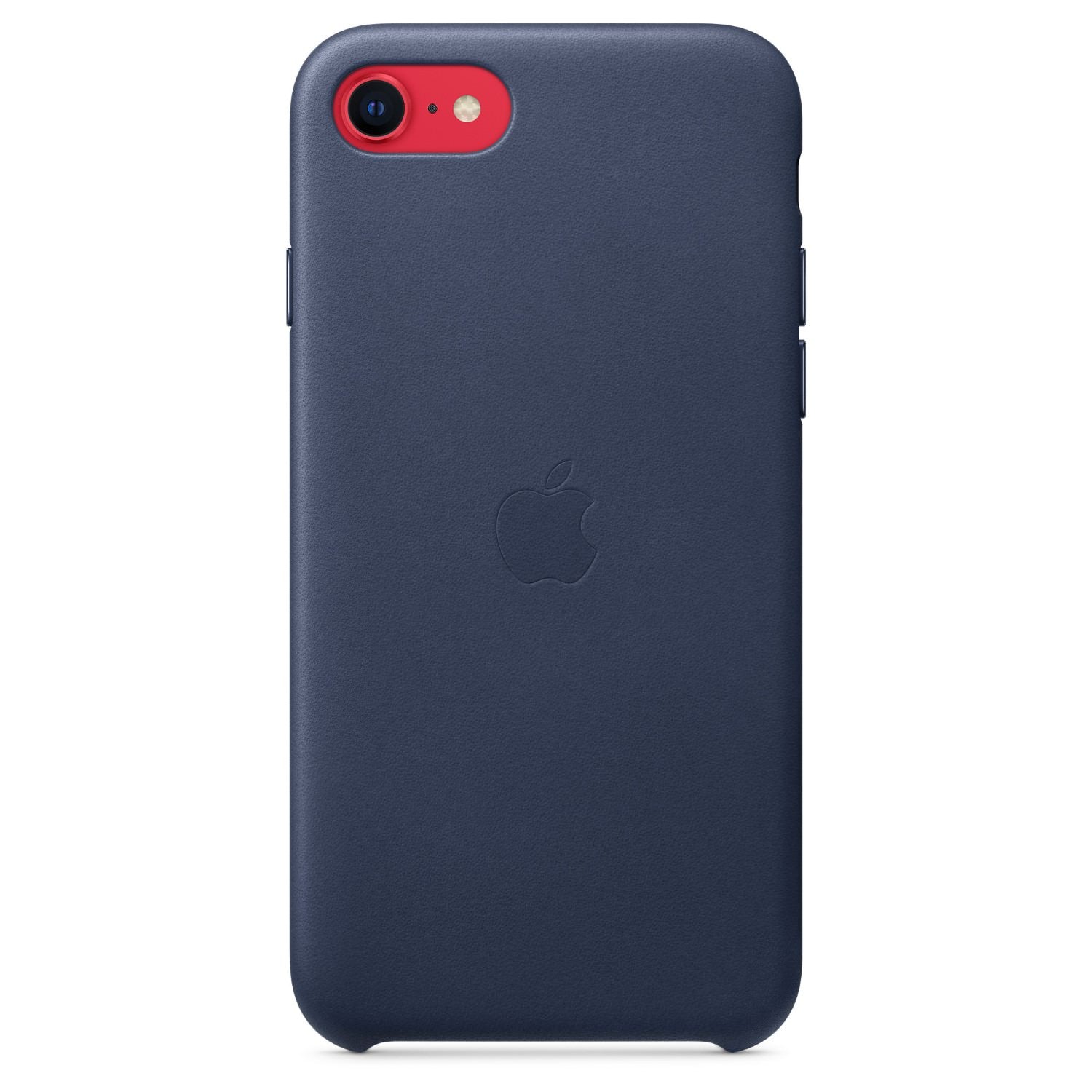 Husa Piele Naturala Apple pt. iPhone SE 2022 / 2020 / 8 / 7 Midnight Blue - MMY32ZM/A Originala Resigilat - 4