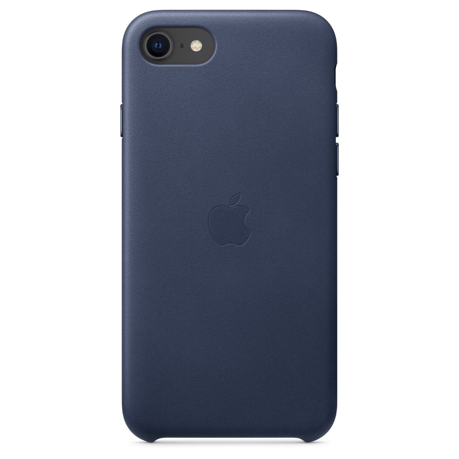 Husa Piele Naturala Apple pt. iPhone SE 2022 / 2020 / 8 / 7 Midnight Blue - MMY32ZM/A Originala Resigilat - 3