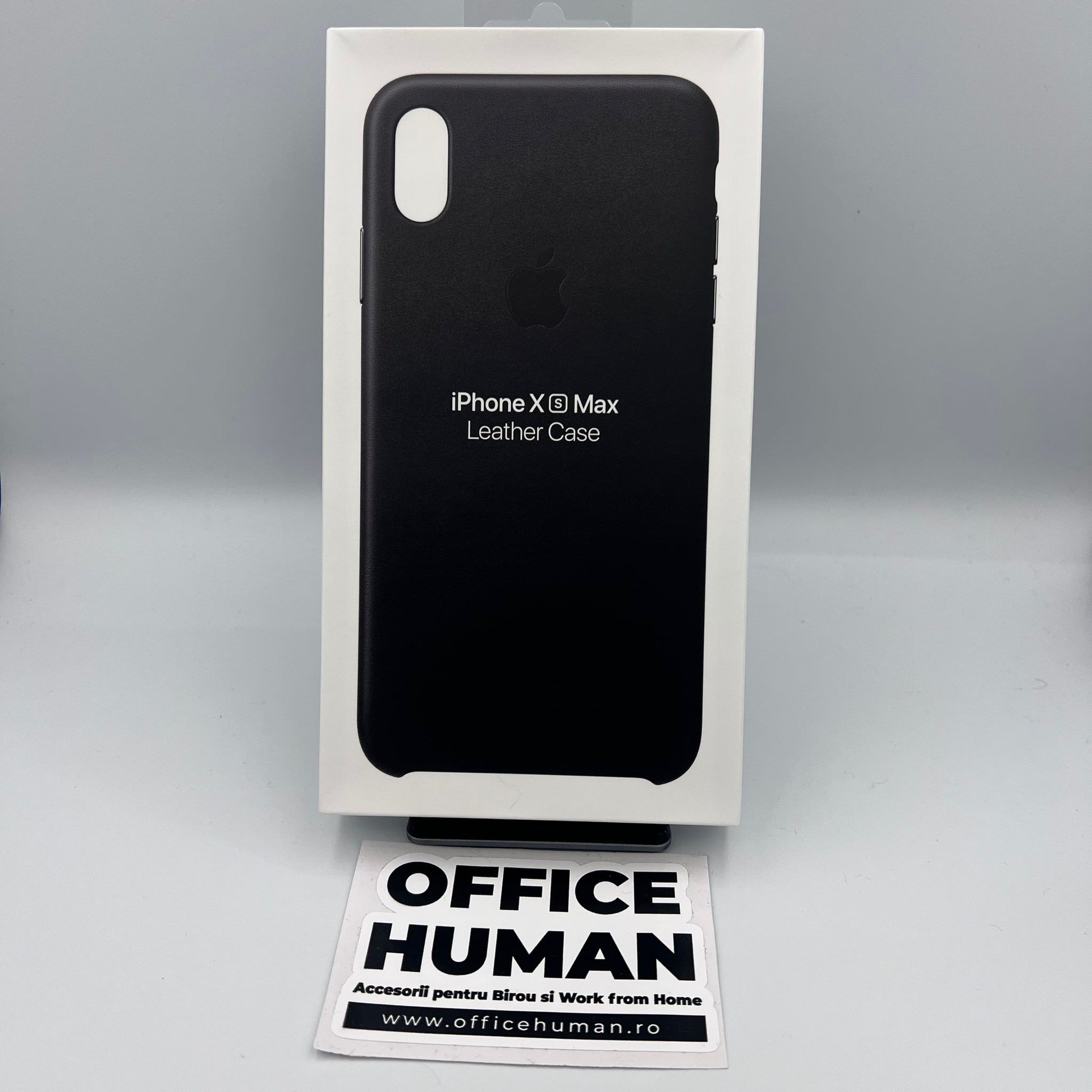 Husa Piele Naturala Apple pt. iPhone XS Max Black - MRWT2ZM/A Originala Resigilat - MRWT2ZM/A-A - 190198763464 - 4