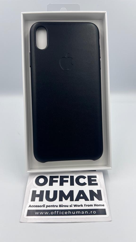Husa Piele Naturala Apple pt. iPhone XS Max Black - MRWT2ZM/A Originala Resigilat - MRWT2ZM/A-A - 190198763464 - 5
