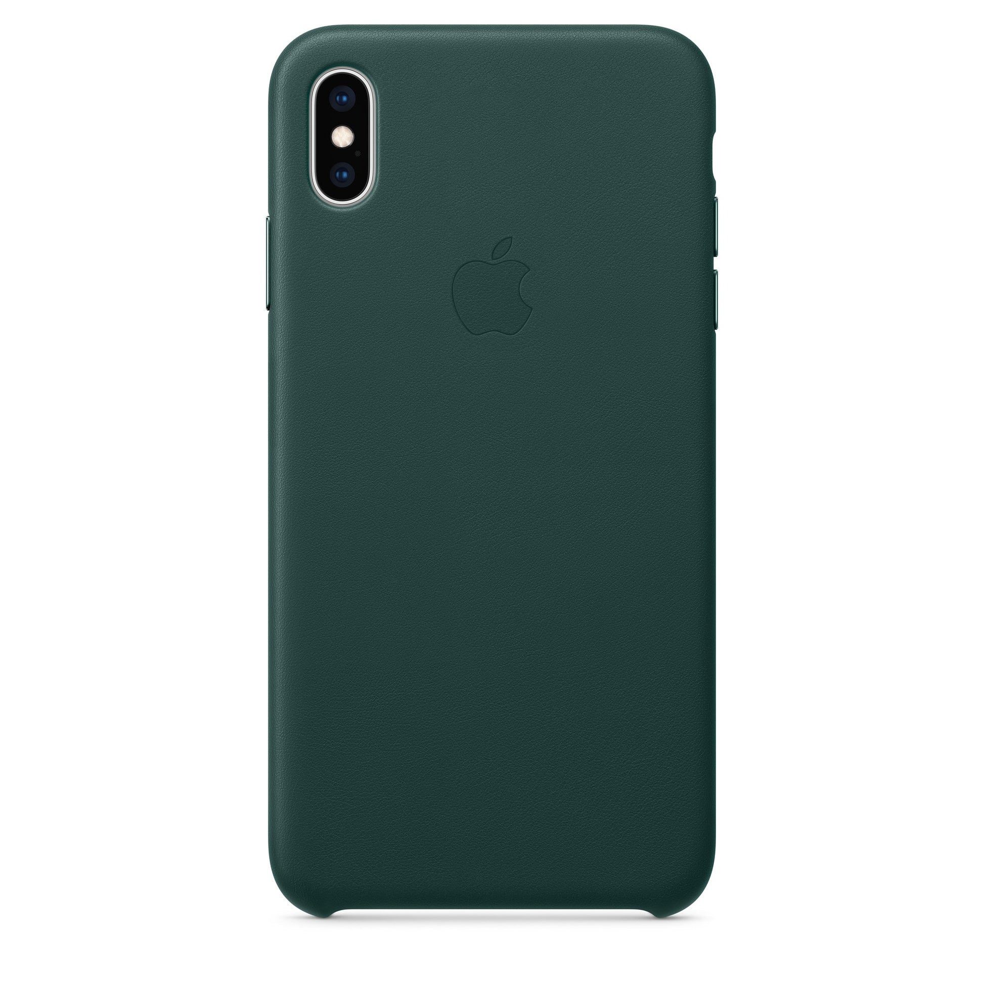Husa Piele Naturala Apple pt. iPhone XS Max Forest Green - MTEV2ZM/A Originala - 190198802743 - 2