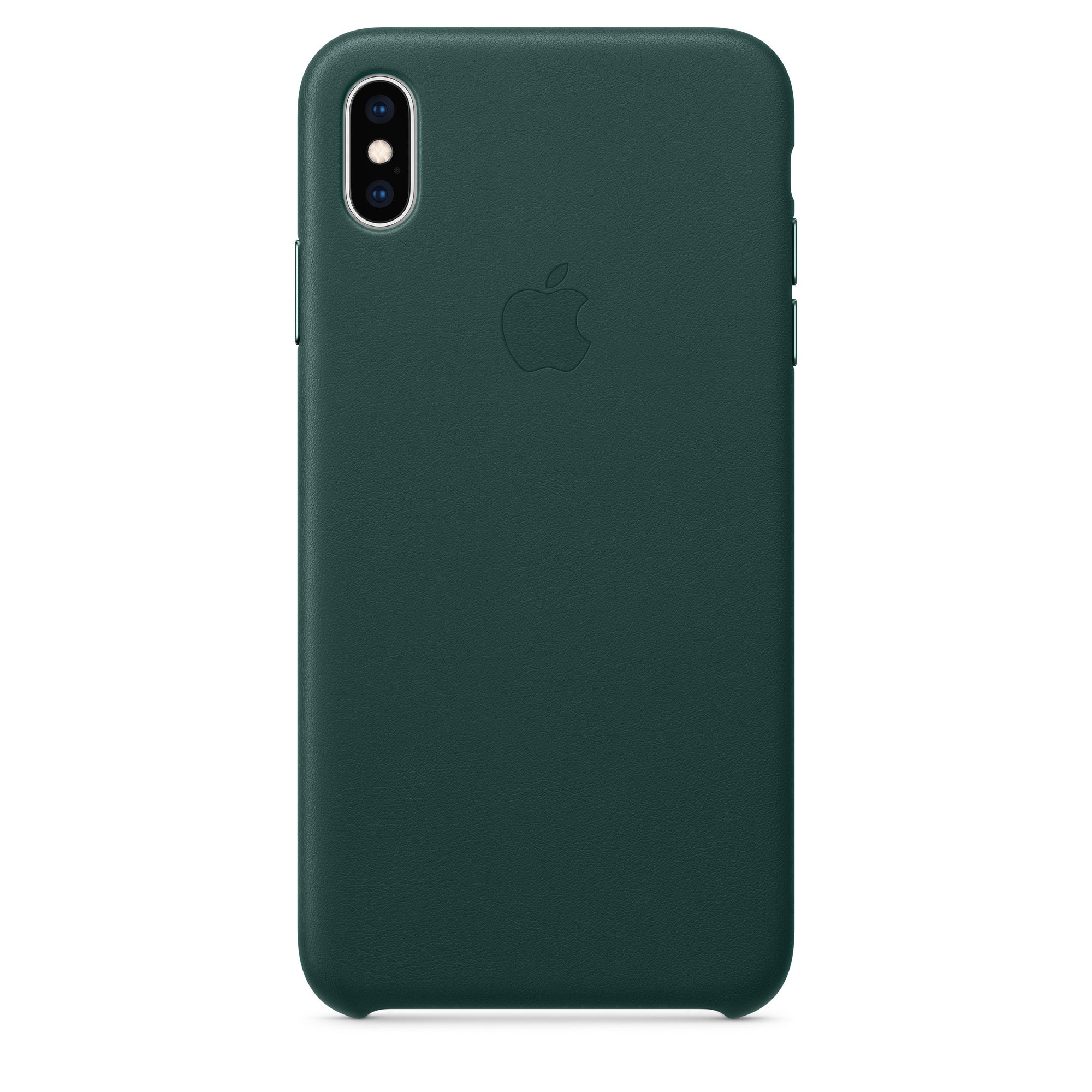 Husa Piele Naturala Apple pt. iPhone XS Max Forest Green - MTEV2ZM/A Originala - 190198802743 - 2