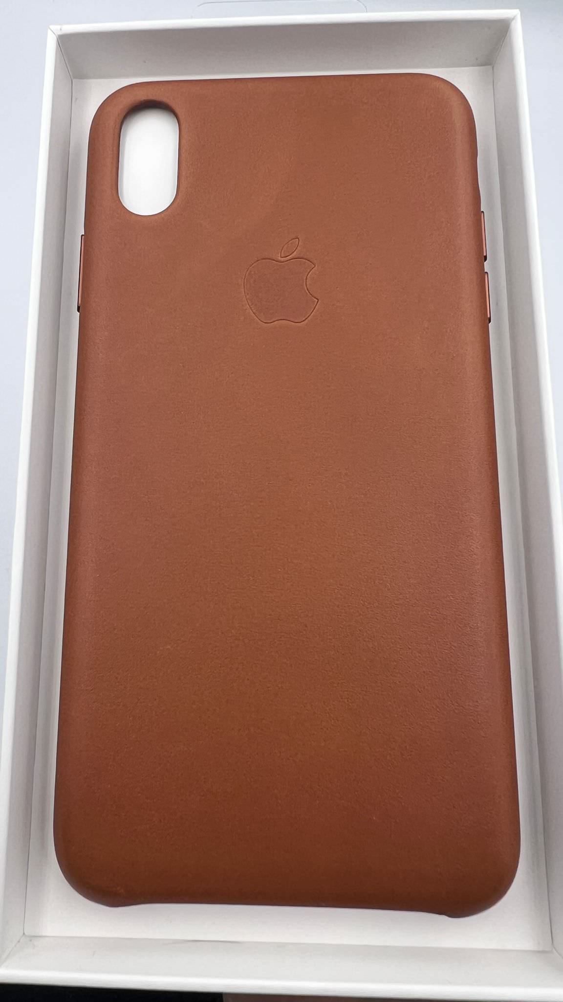 Husa Piele Naturala Apple pt. iPhone XS Max Saddle Brown - MRWV2ZM/A Originala Resigilat - MRWV2ZM/A-1 - 0190198763501 - 8