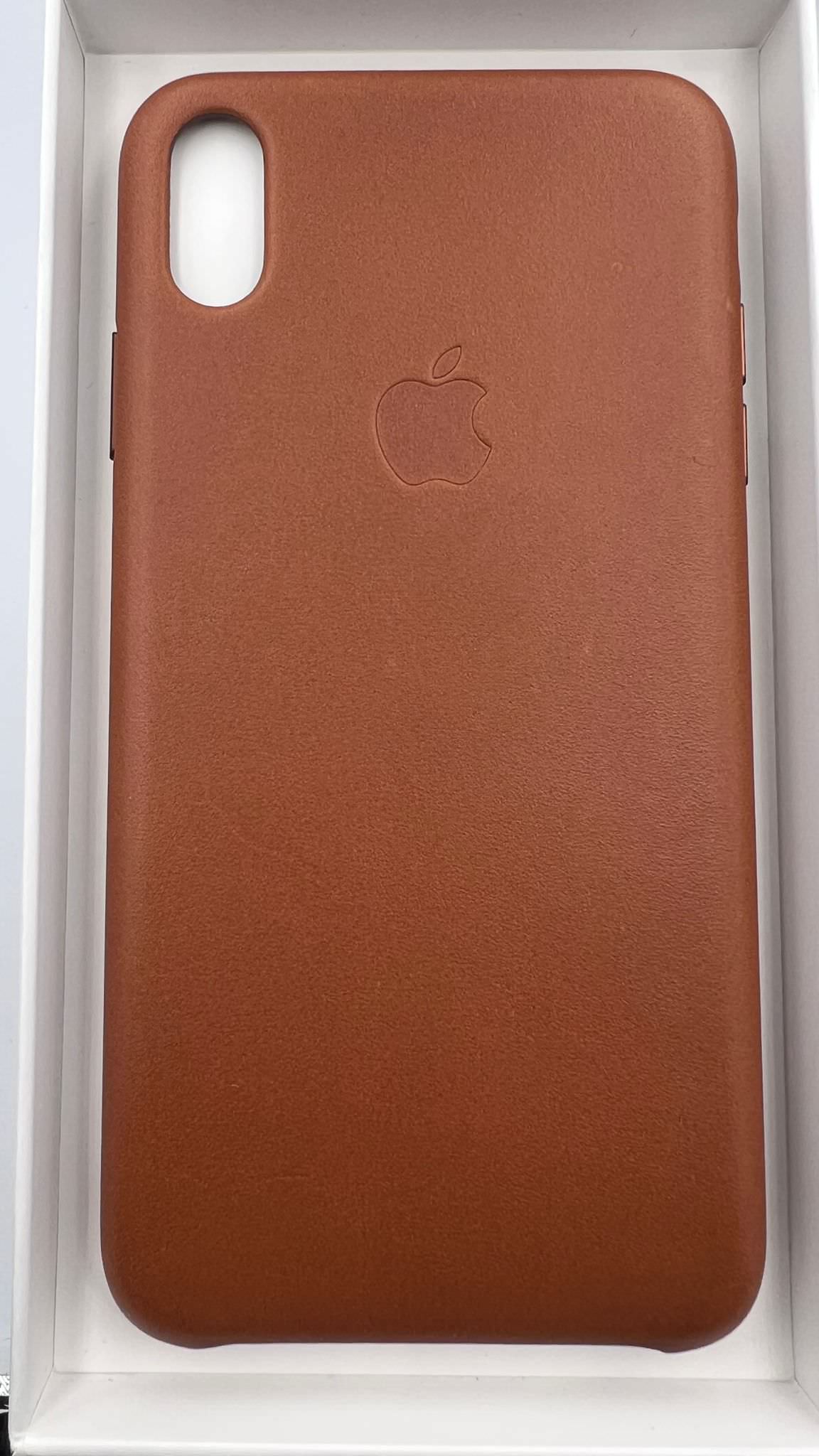 Husa Piele Naturala Apple pt. iPhone XS Max Saddle Brown - MRWV2ZM/A Originala Resigilat - MRWV2ZM/A-1 - 0190198763501 - 9