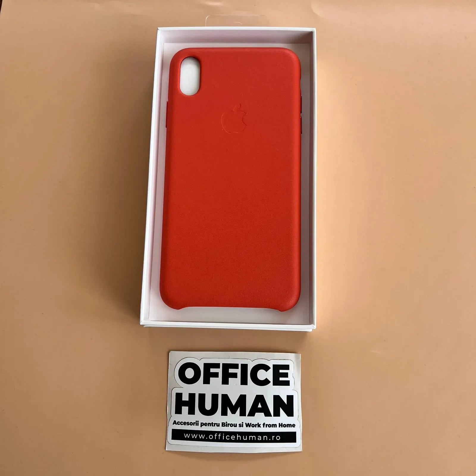 Husa Piele Naturala Apple pt. iPhone XS Max Sunset - MVFY2ZM/A Originala - 190199120556 - 8
