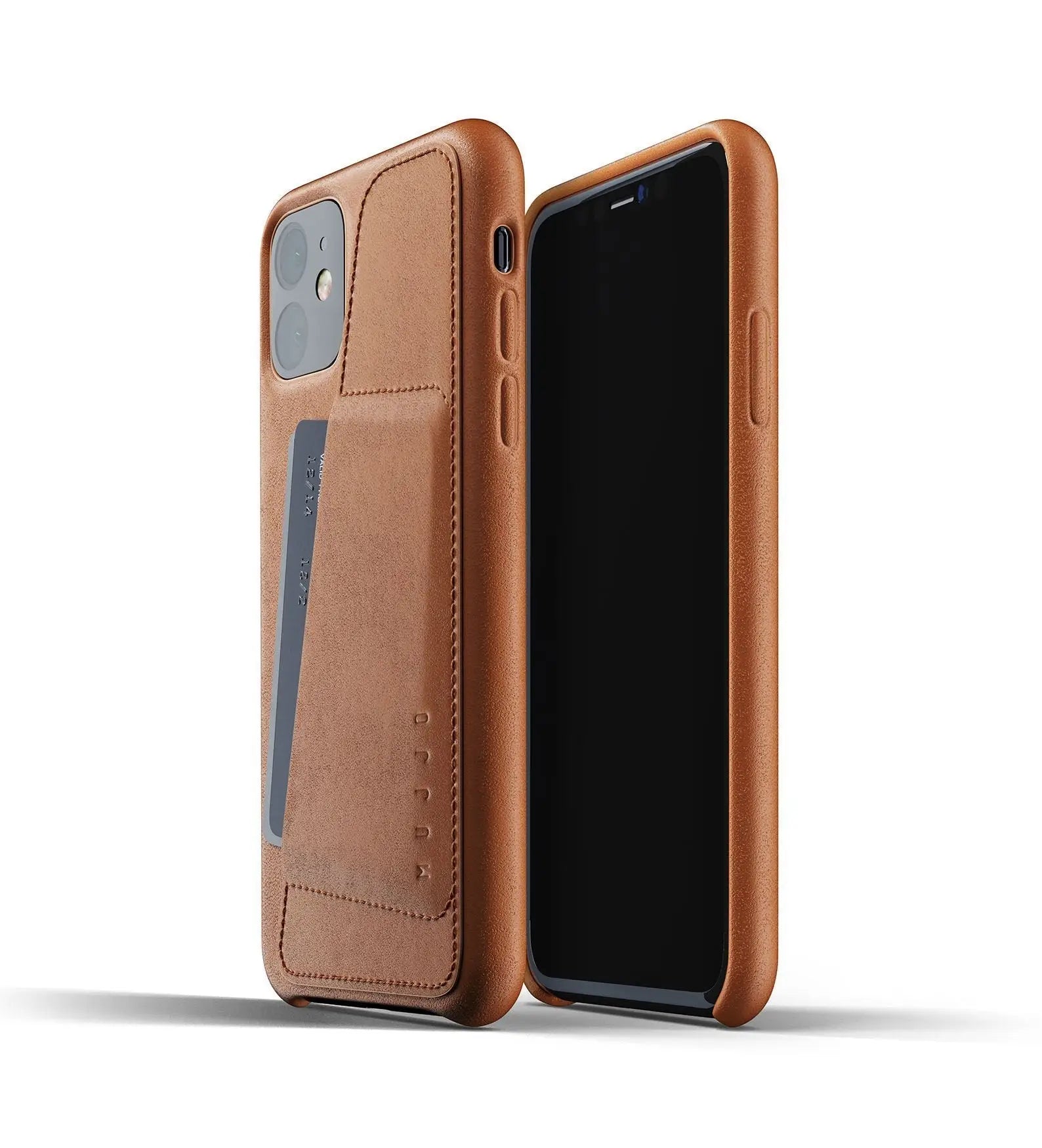 Husa Piele Naturala cu Buzunar Card Mujjo - iPhone 11 - MUJJO-CL-006-GR - 8718546172274 - 17