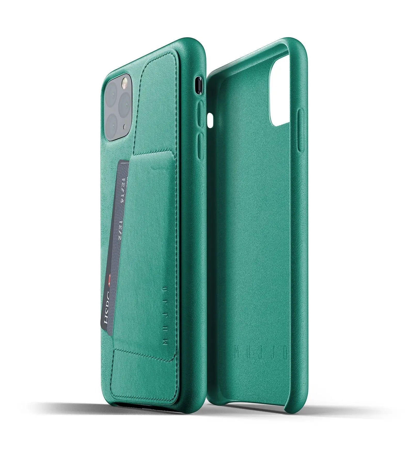 Husa Piele Naturala cu Buzunar Card Mujjo - iPhone 11 Pro Max - MUJJO-CL-004-TN - 8718546172168 - 8