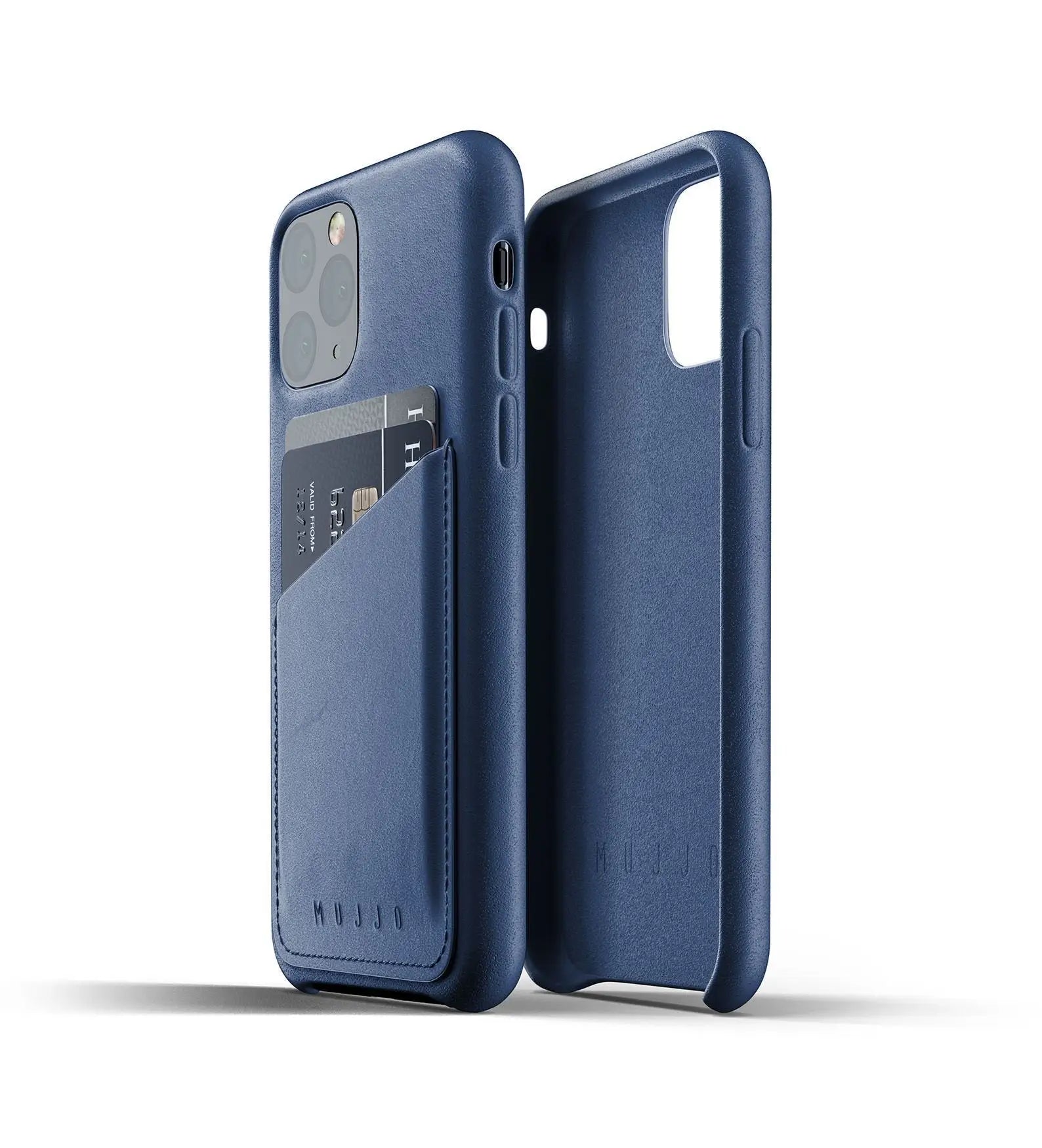 Husa Piele Naturala cu Buzunar Card Mujjo - iPhone 11 Pro - MUJJO-CL-002-GR - 8718546172113 - 18