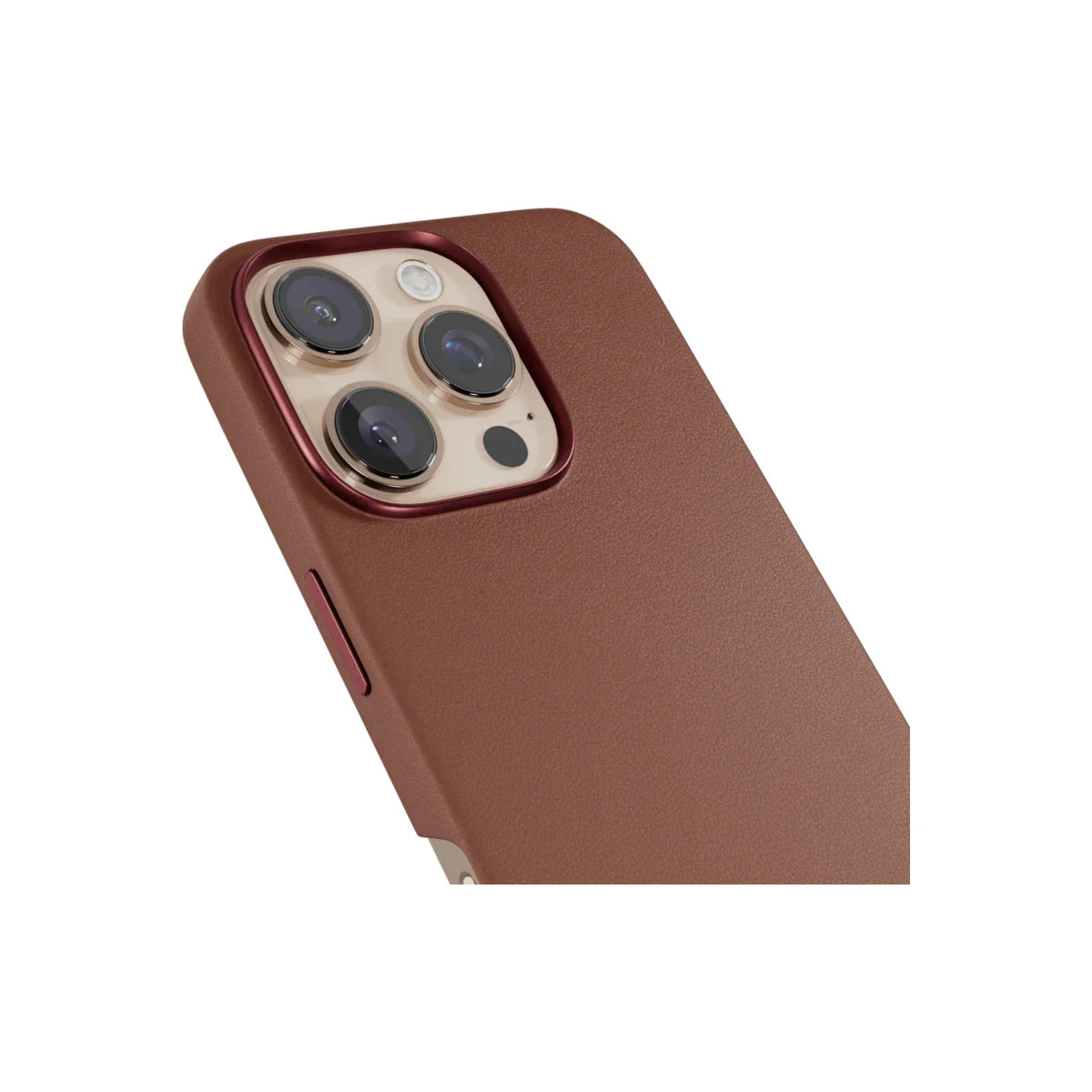 Husa Piele Naturala Epico Mag+ pt. iPhone 16 Pro Maro - MagSafe Aluminiu - 91010131700002 - 8596049190335 - 3