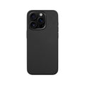 Husa Piele Naturala Epico Mag+ pt. iPhone 16 Pro, Negru - MagSafe, Aluminiu