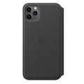 Husa Piele Naturala Folio Apple pt. iPhone 11 Pro Max, Black - MX082ZM/A, Originala