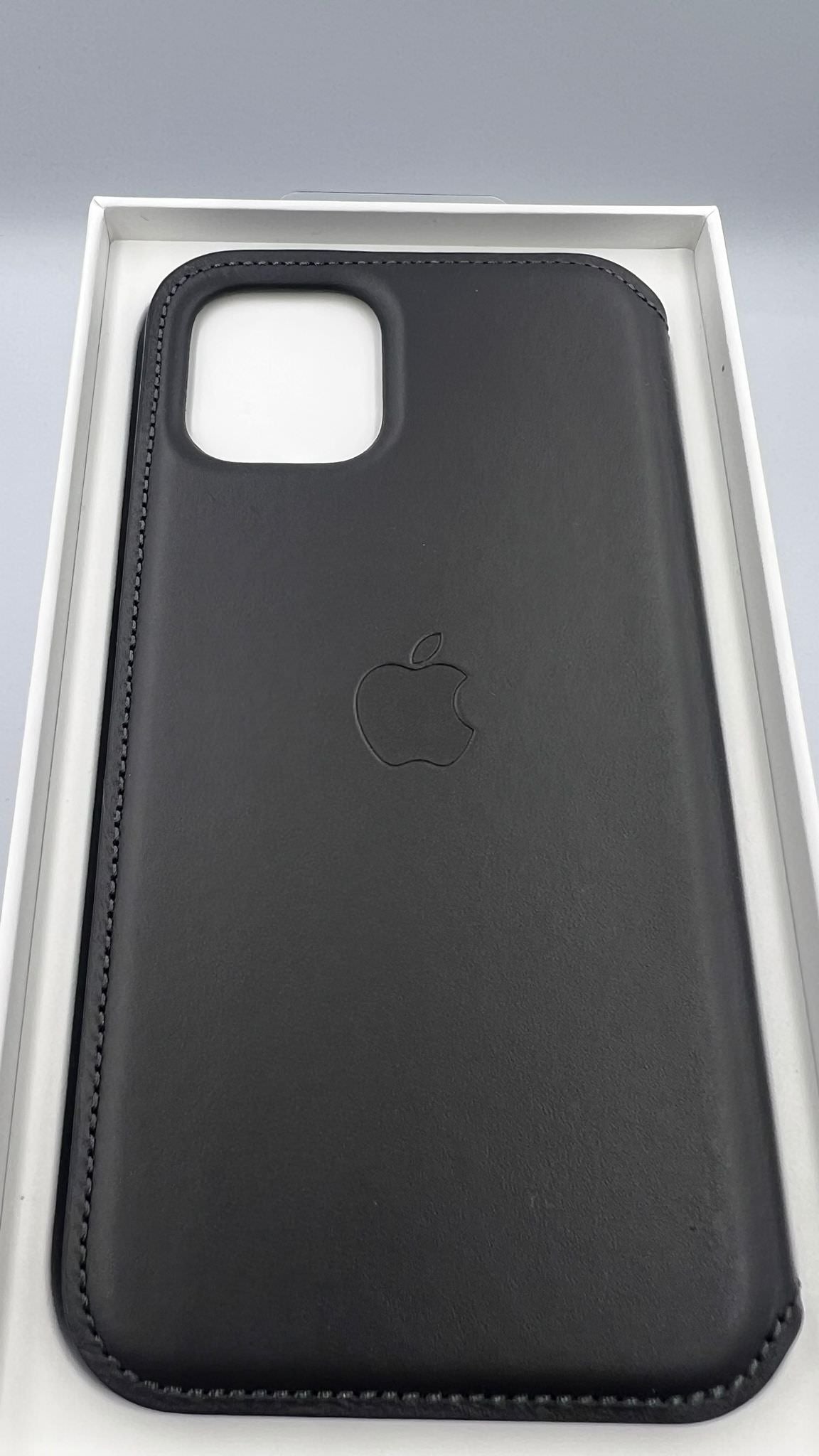 Husa Piele Naturala Folio Apple pt. iPhone 11 Pro Black - MX062ZM/A Originala Resigilat - MX062ZM/A-U - 190199288379 - 8
