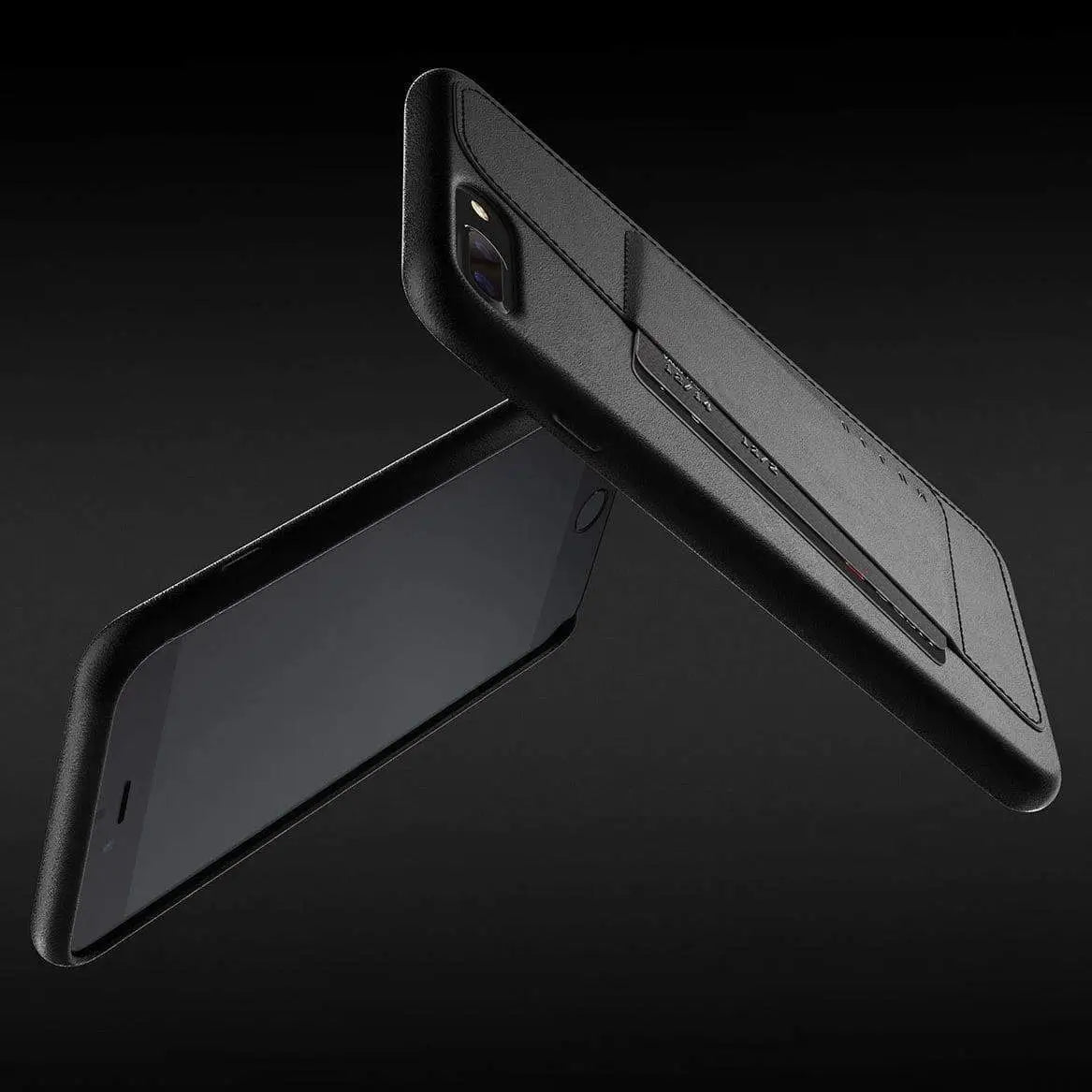 Husa Piele Naturala Full cu Buzunar Card Mujjo - iPhone 8 Plus / 7 - MUJJO-CS-091-TN - 8718546171697 - 14