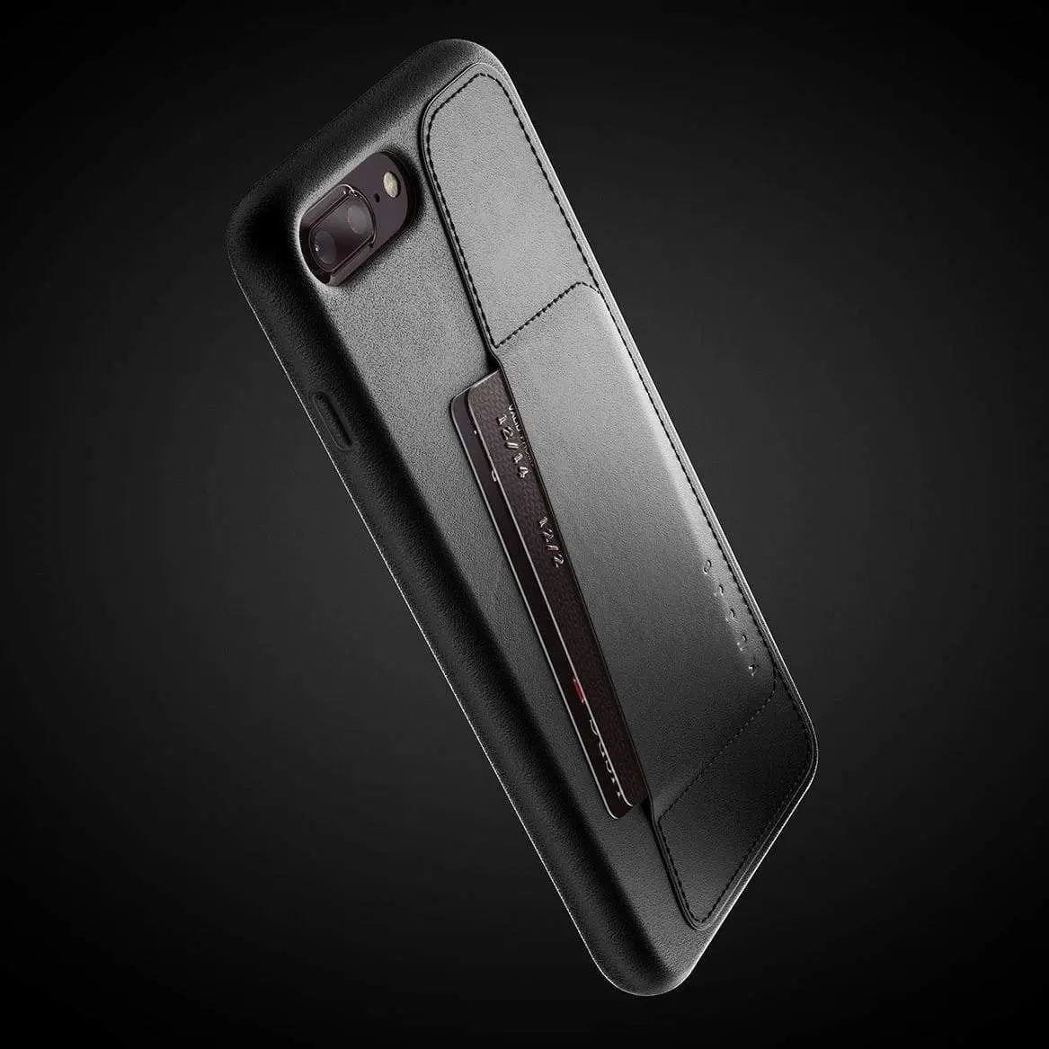 Husa Piele Naturala Full cu Buzunar Card Mujjo - iPhone 8 Plus / 7 - MUJJO-CS-091-TN - 8718546171697 - 12