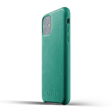 Husa Piele Naturala Mujjo - iPhone 11 - Alpine Green - MUJJO-CL-005-GR - 8718546172236 - 1