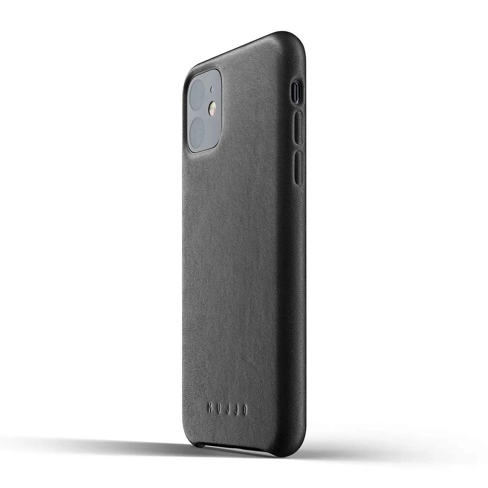 Husa Piele Naturala Mujjo - iPhone 11 - Black - MUJJO-CL-005-BK - 8718546172212