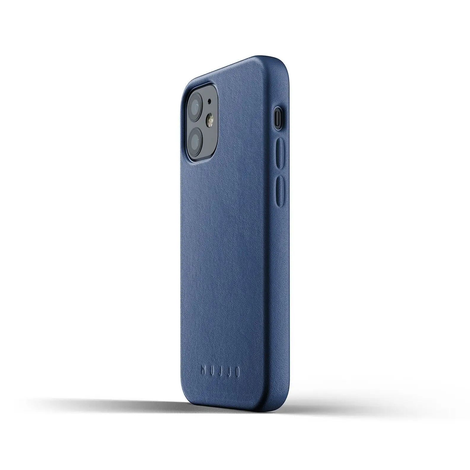 Husa Piele Naturala Mujjo - iPhone 12 Mini - Monaco Blue - MUJJO-CL-013-BL - 8718546172762 - 11
