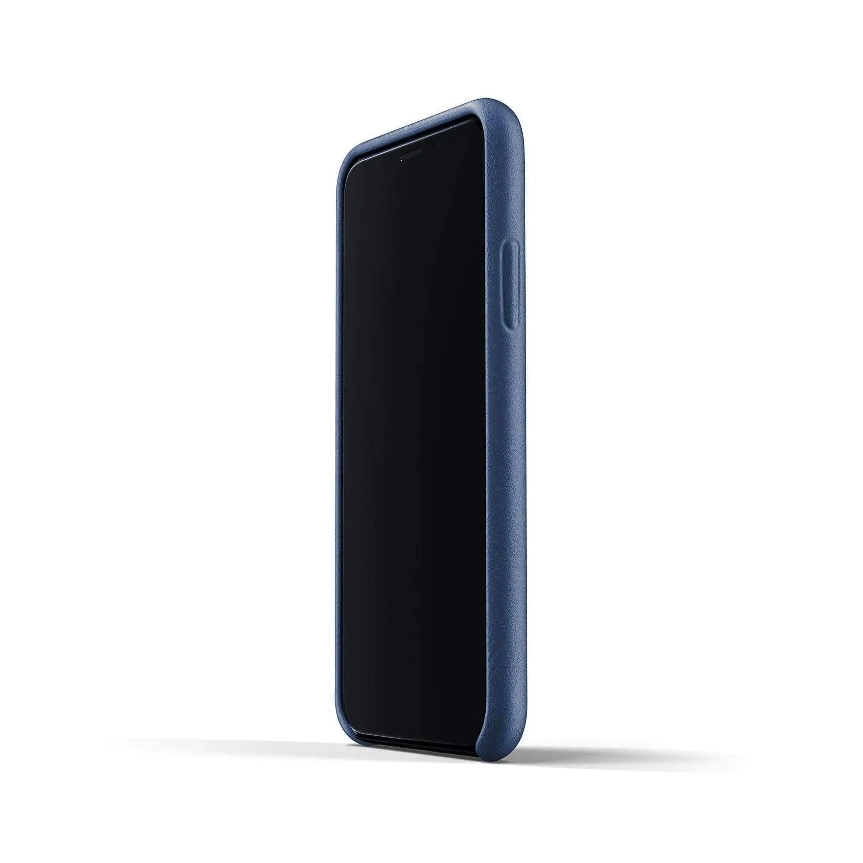 Husa Piele Naturala Mujjo - iPhone XS & X - Blue - MUJJO-CS-095-BL - 8718546171925 - 2