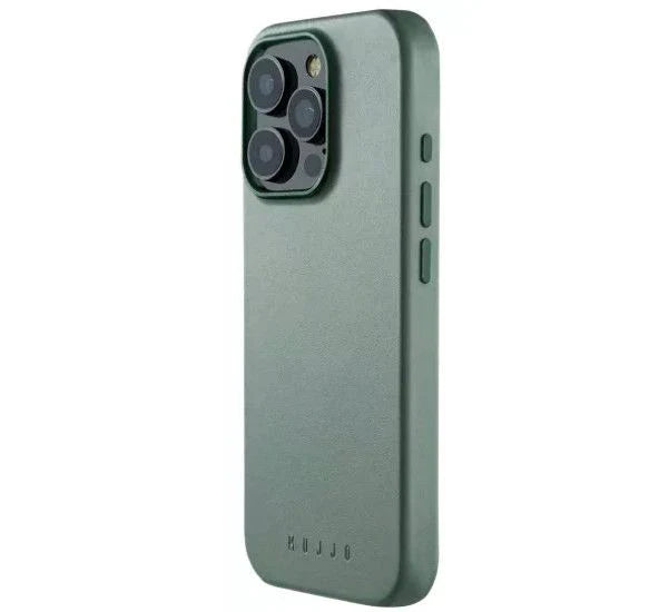Husa Piele Naturala Mujjo pt. iPhone 16 Pro MagSafe - Green Smoke - mujjo-cl-051-gs - 5060487086923 - 11