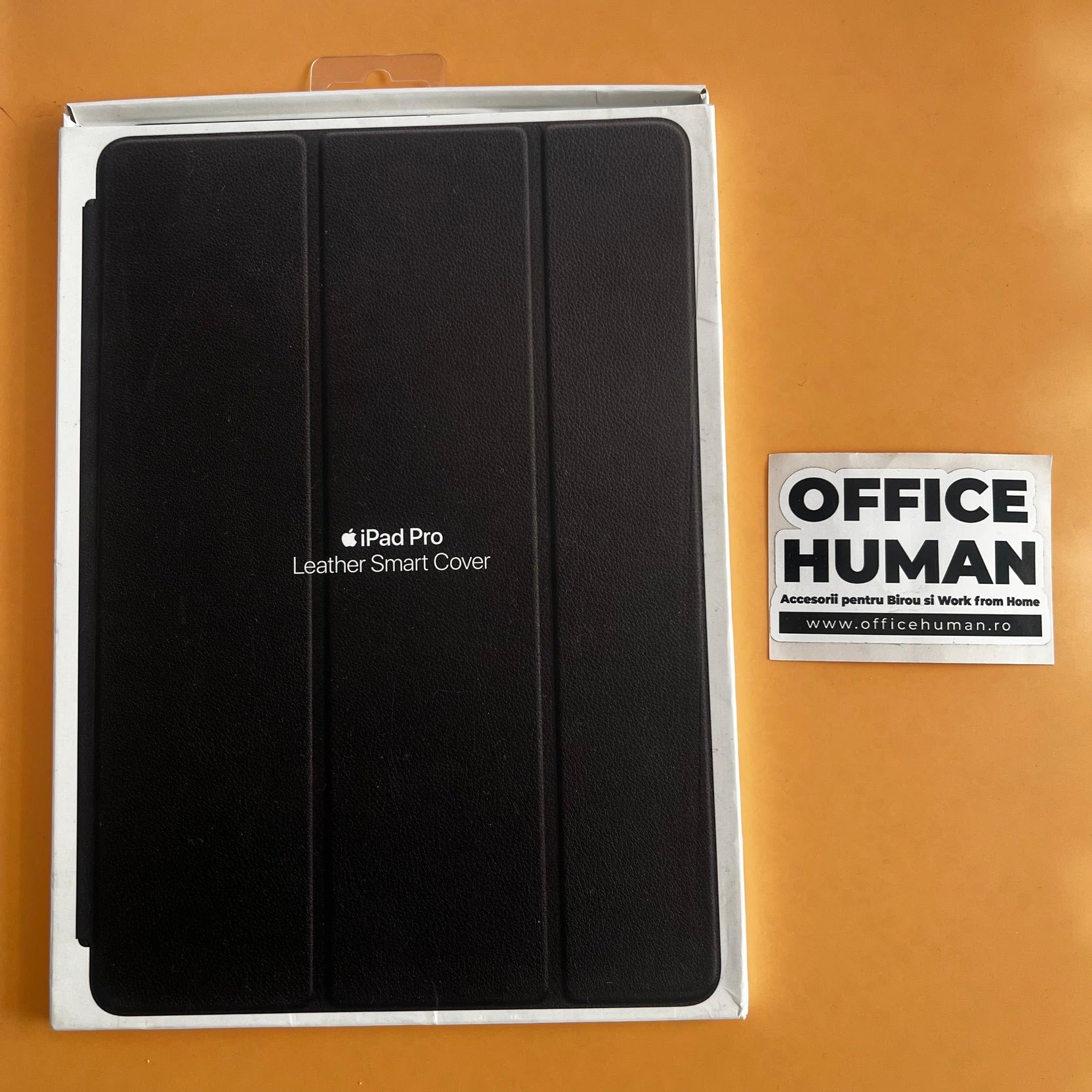 Husa Piele Naturala Smart Cover Apple pt. iPad 9 8 & 7 Pro 10.5 Air 3 (2019) Black - MPUD2ZM/A Originala Resigilat - MPUD2ZM/A-A