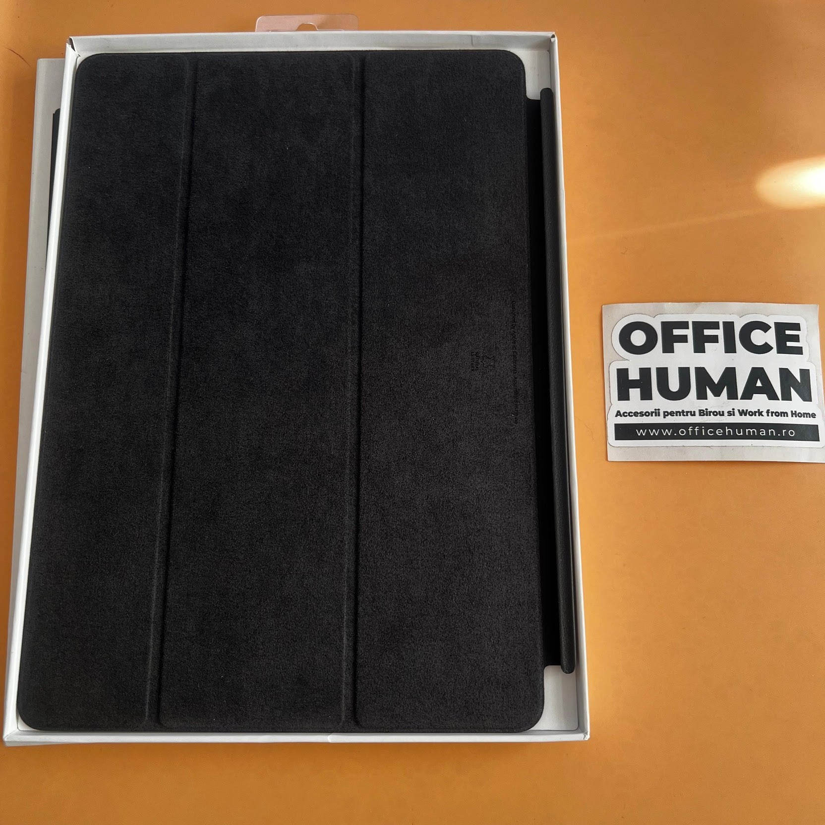 Husa Piele Naturala Smart Cover Apple pt. iPad 9 8 & 7 Pro 10.5 Air 3 (2019) Black - MPUD2ZM/A Originala Resigilat - MPUD2ZM/A-A