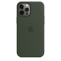 Husa Silicon Apple pt. iPhone 12 Pro Max, Cyprus Green - MHLC3ZM/A, Originala, MagSafe, Resigilat 