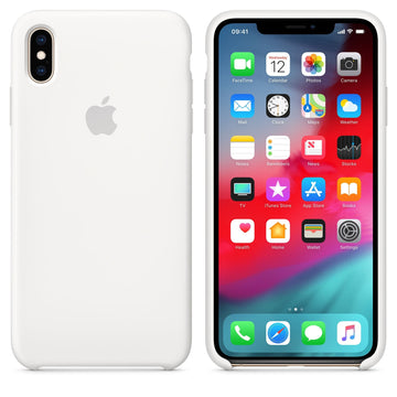 Husa Silicon Apple pt. iPhone XS Max White - MRWF2ZM/A Originala - 190198763242 - 1