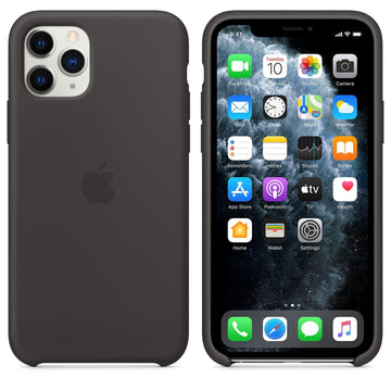 Husa Silicon Apple pt. iPhone 11 Pro Black - MWYN2ZM/A Originala - 190199287891 - 1