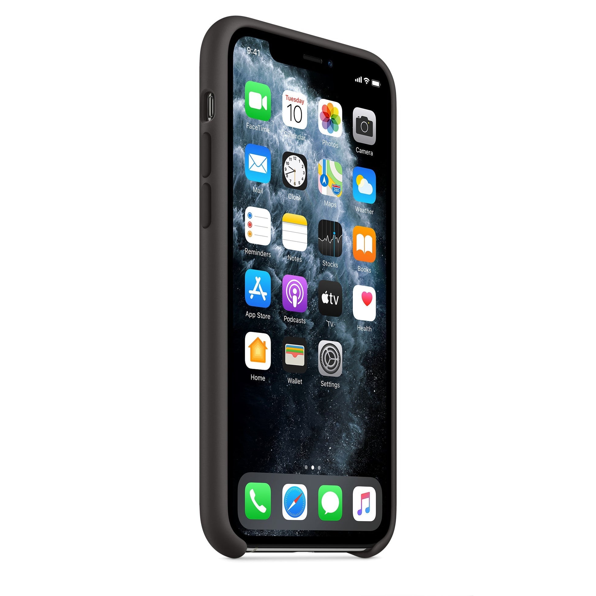 Husa Silicon Apple pt. iPhone 11 Pro Black - MWYN2ZM/A Originala Resigilat - 190199287891 - 2