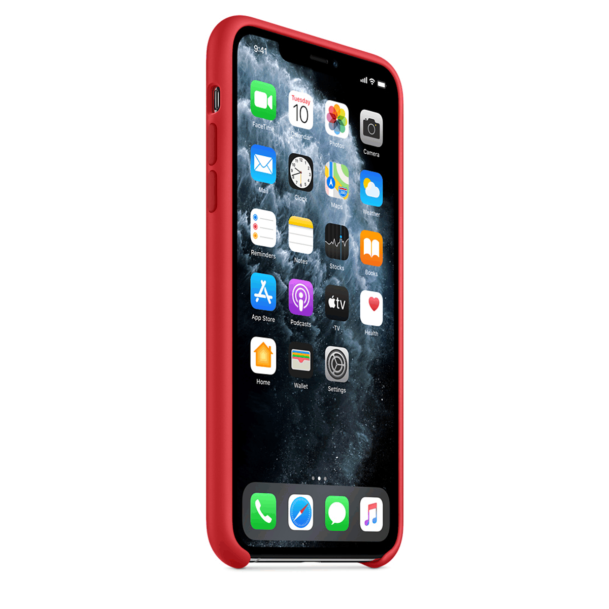 Husa Silicon Apple pt. iPhone 11 Pro Max Red - MWYV2ZM/A Originala - 190199288072 - 2