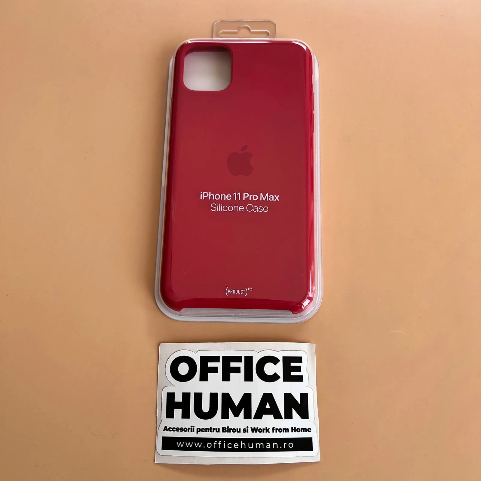 Husa Silicon Apple pt. iPhone 11 Pro Max Red - MWYV2ZM/A Originala - 190199288072 - 7