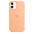 Husa Silicon Apple pt. iPhone 12 Mini, Cantaloupe - MJYW3ZM/A, MagSafe, Originala