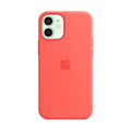 Husa Silicon Apple pt. iPhone 12 Mini, Pink Citrus - MHKP3ZM/A, MagSafe, Originala