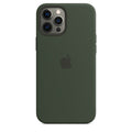 Husa Silicon Apple pt. iPhone 12 Pro Max, Cyprus Green - MHLC3ZM/A, Originala, MagSafe, Resigilat