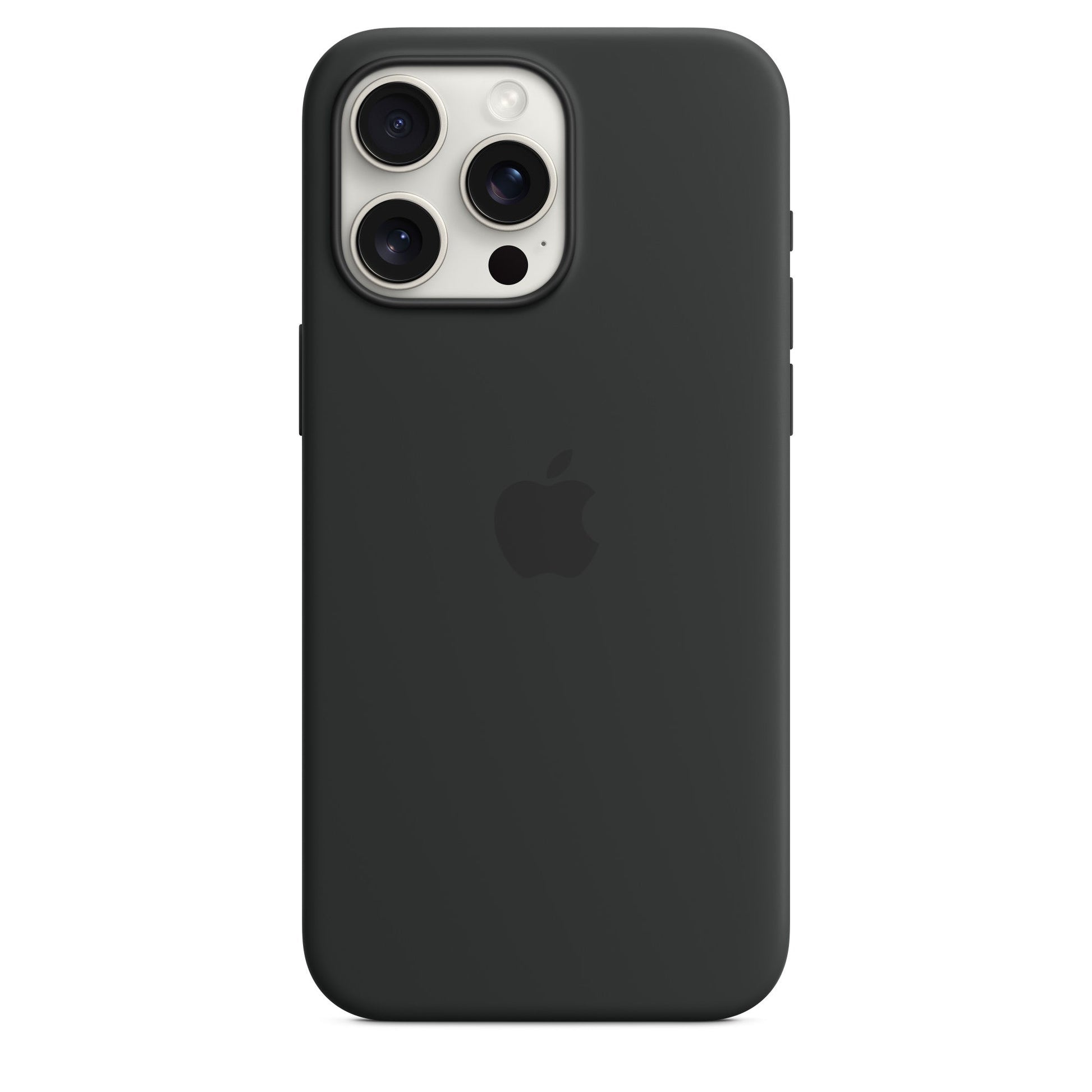 Husa Silicon Apple pt. iPhone 15 Pro Max Black - MT1M3ZM/A Originala MagSafe Resigilat - 194253940029 - 3