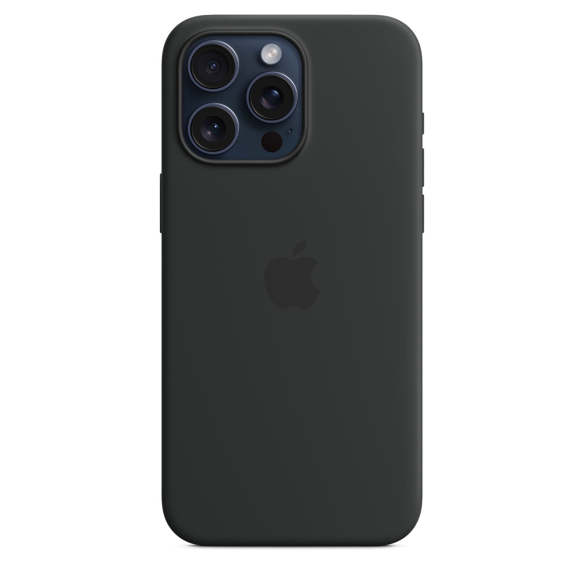 Husa Silicon Apple pt. iPhone 15 Pro Max Black - MT1M3ZM/A Originala MagSafe Resigilat - 194253940029 - 2