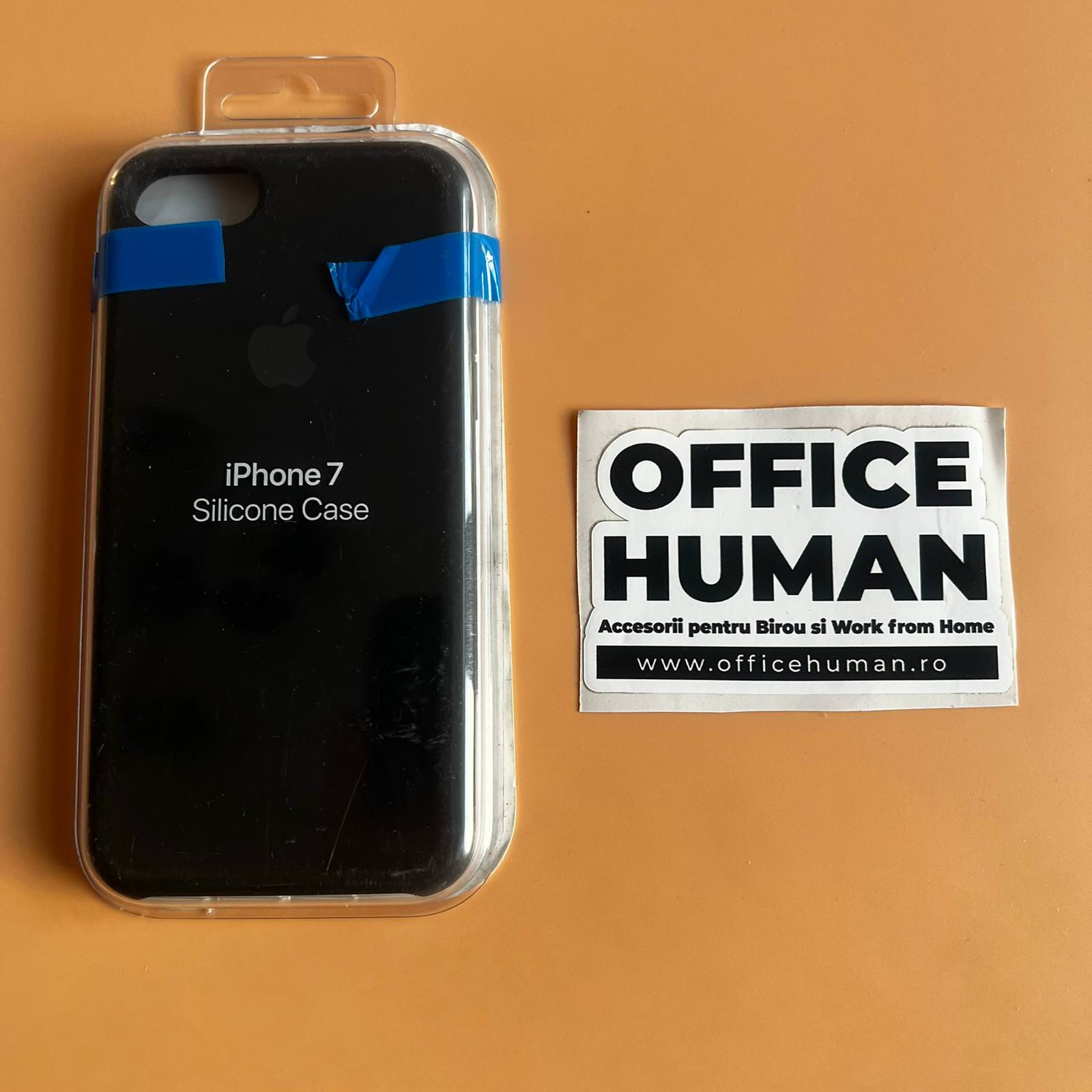 Husa Silicon Apple pt. iPhone SE 2022 / 2020 / 8 / 7 Black - MMW82ZM/A Originala Resigilat - 190198001139 - 4