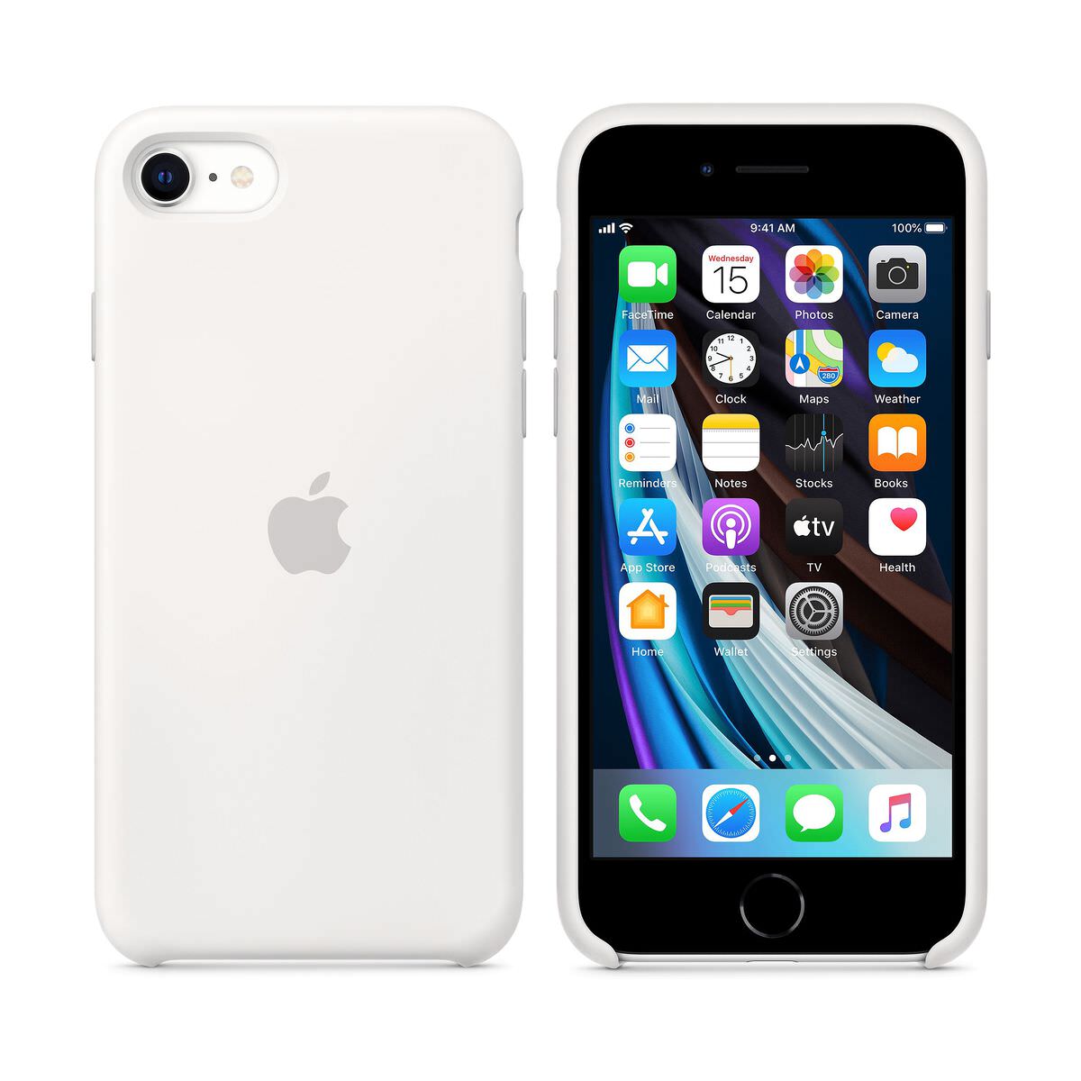 Husa Silicon Apple pt. iPhone SE 2022 / 2020 / 8 / 7 White - MXYJ2ZM/A Originala Resigilat - MXYJ2ZM/A-A - 190199610439 - 2