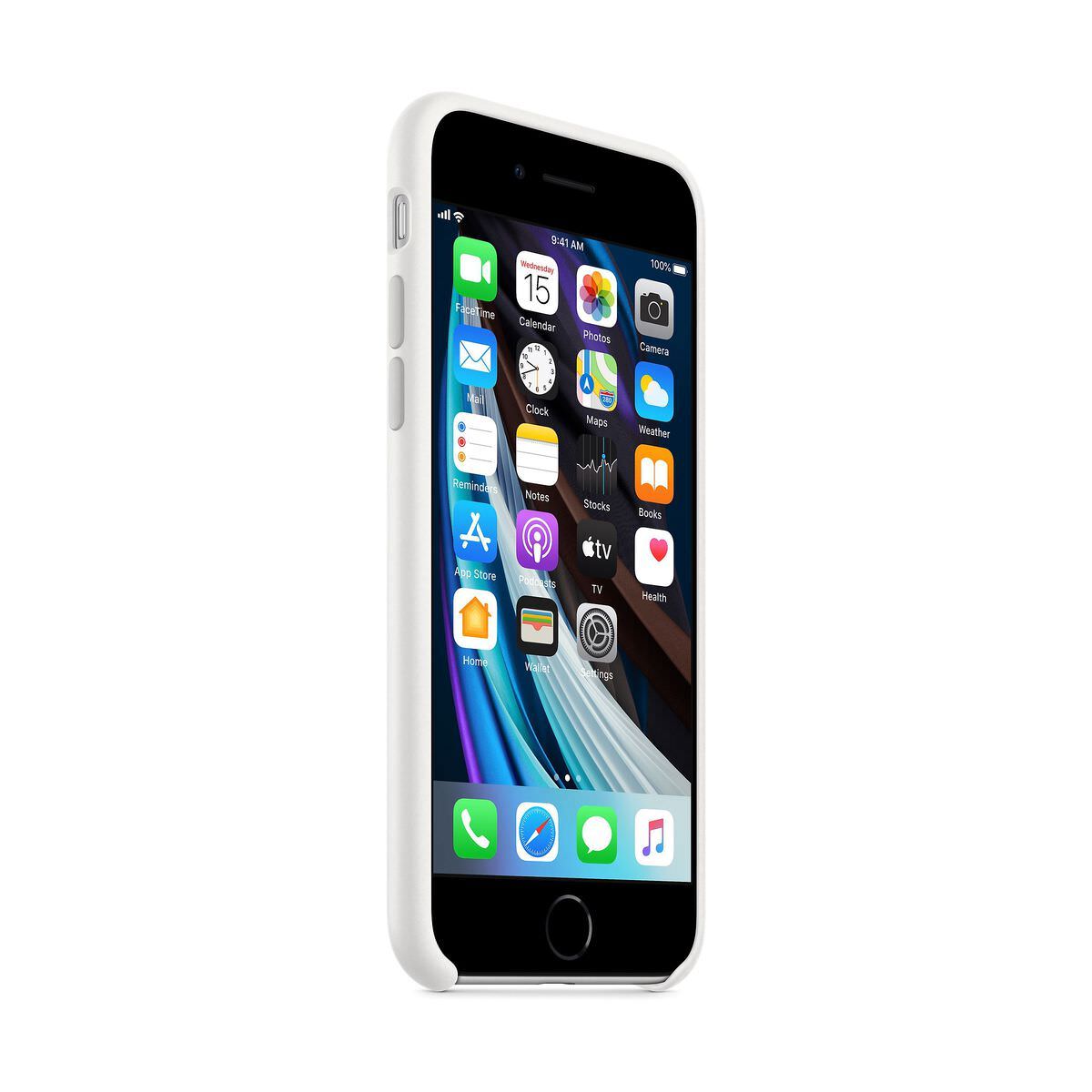 Husa Silicon Apple pt. iPhone SE 2022 / 2020 / 8 / 7 White - MXYJ2ZM/A Originala Resigilat - MXYJ2ZM/A-A - 190199610439 - 4