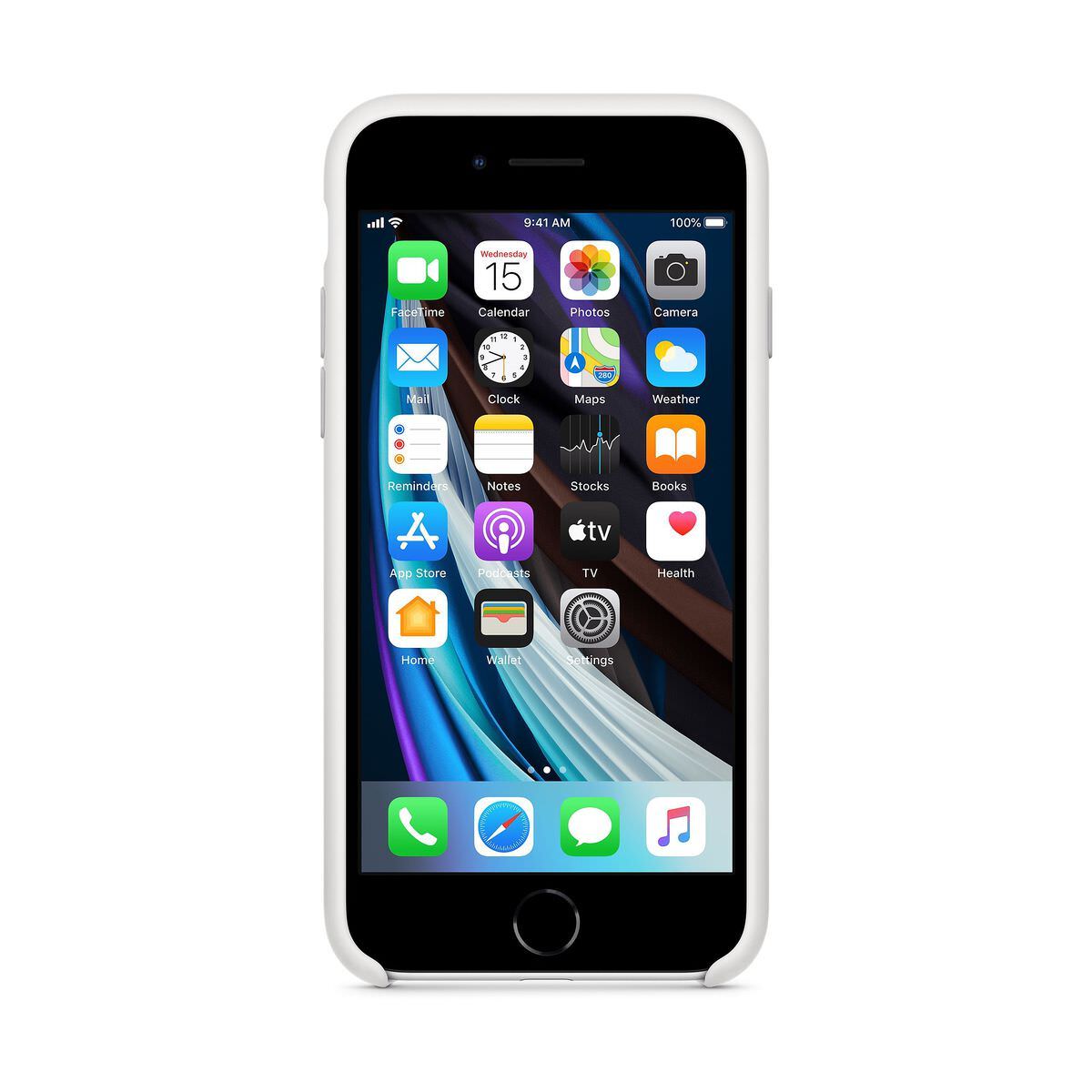 Husa Silicon Apple pt. iPhone SE 2022 / 2020 / 8 / 7 White - MXYJ2ZM/A Originala Resigilat - MXYJ2ZM/A-A - 190199610439 - 3