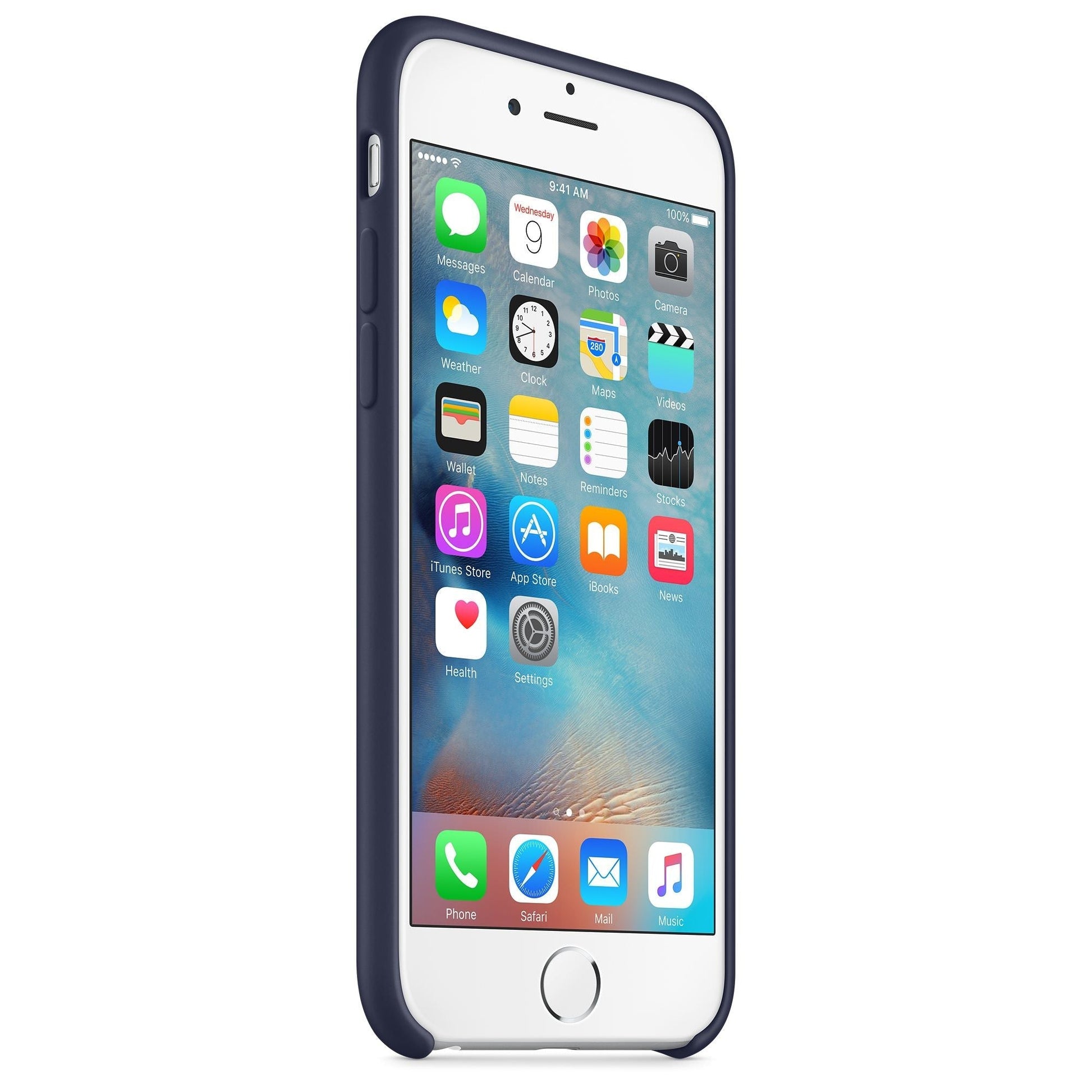 Husa Silicon Apple pt. iPhone 6(s) Midnight Blue - MKY22ZM/A Originala - 888462660815 - 3