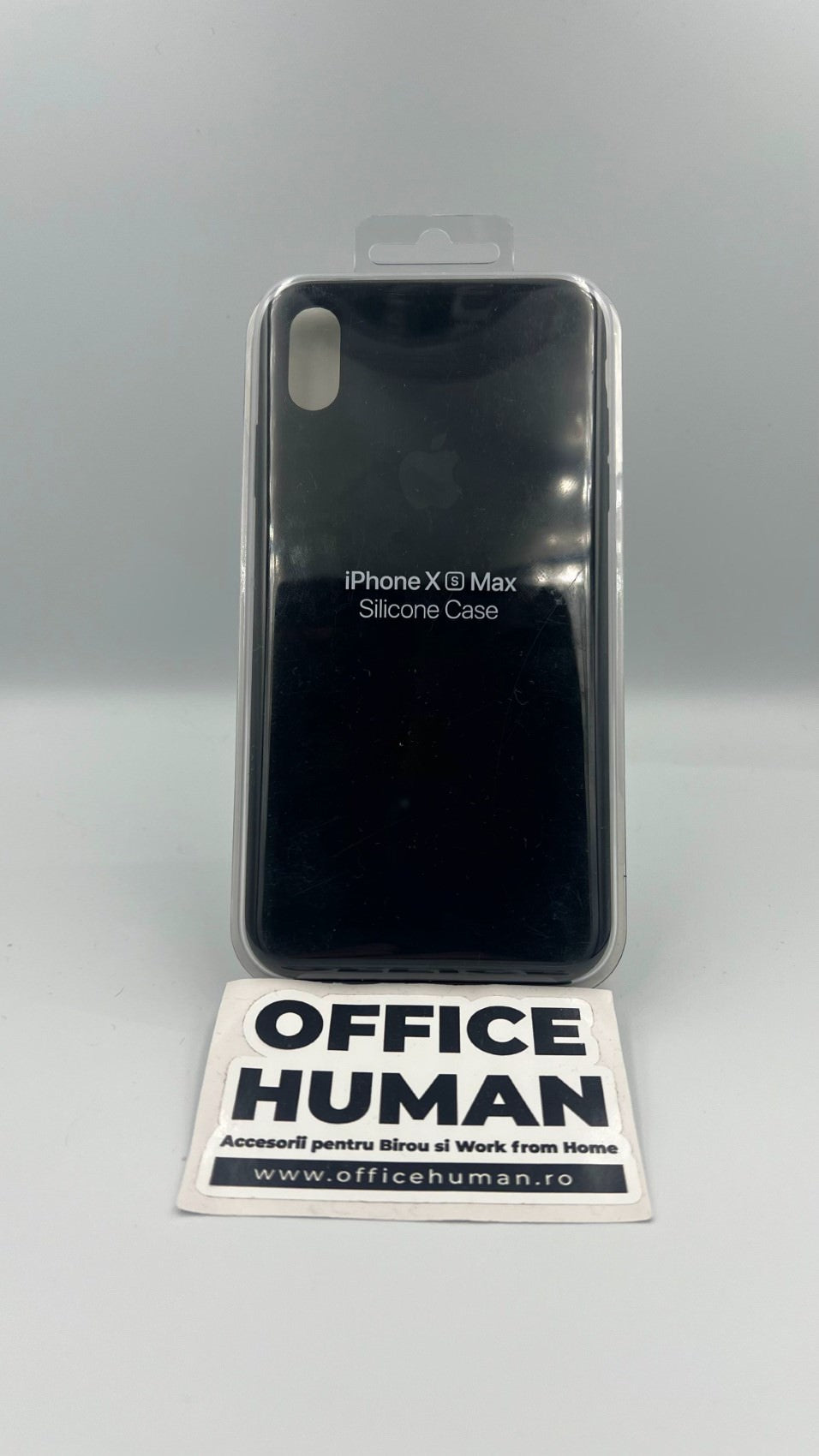 Husa Silicon Apple pt. iPhone XS Max Black - MRWE2ZM/A Originala - 190198763228 - 4