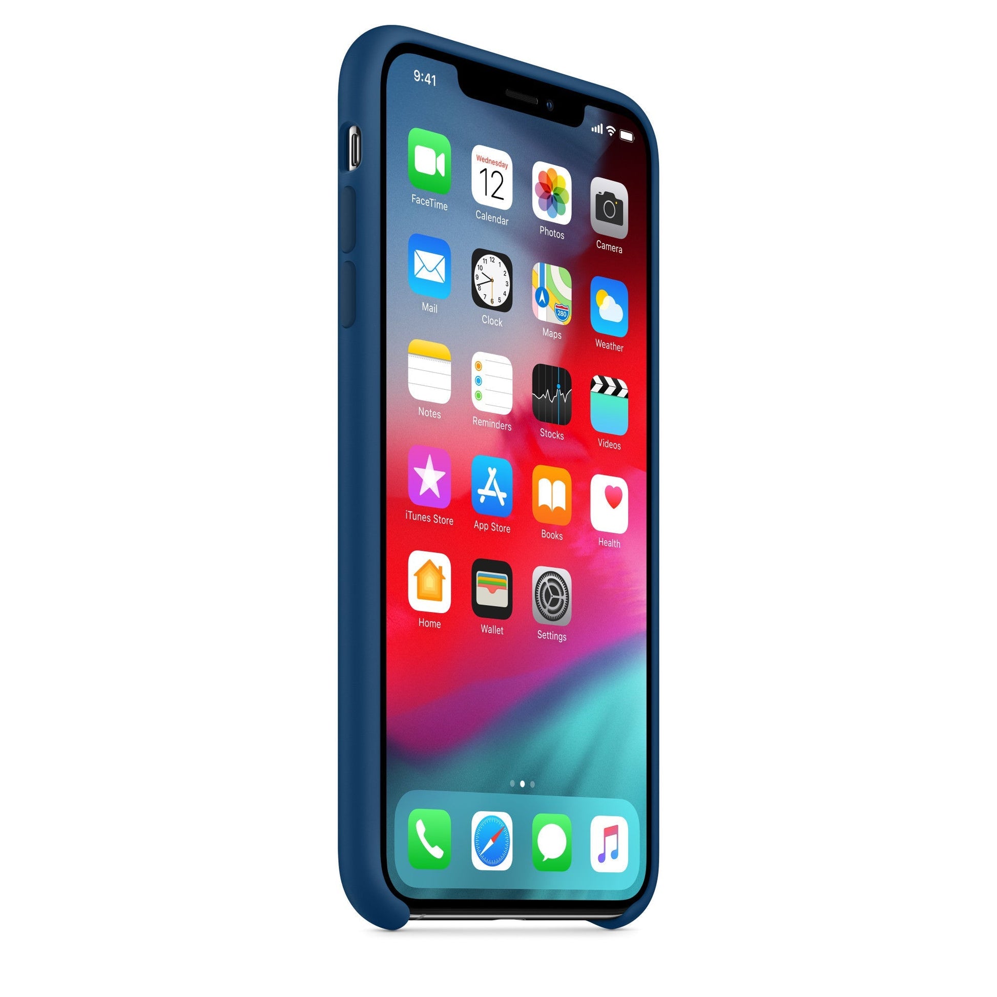 Husa Silicon Apple pt. iPhone XS Max Blue Horizon - MTFE2ZM/A Originala - 190198803030 - 3